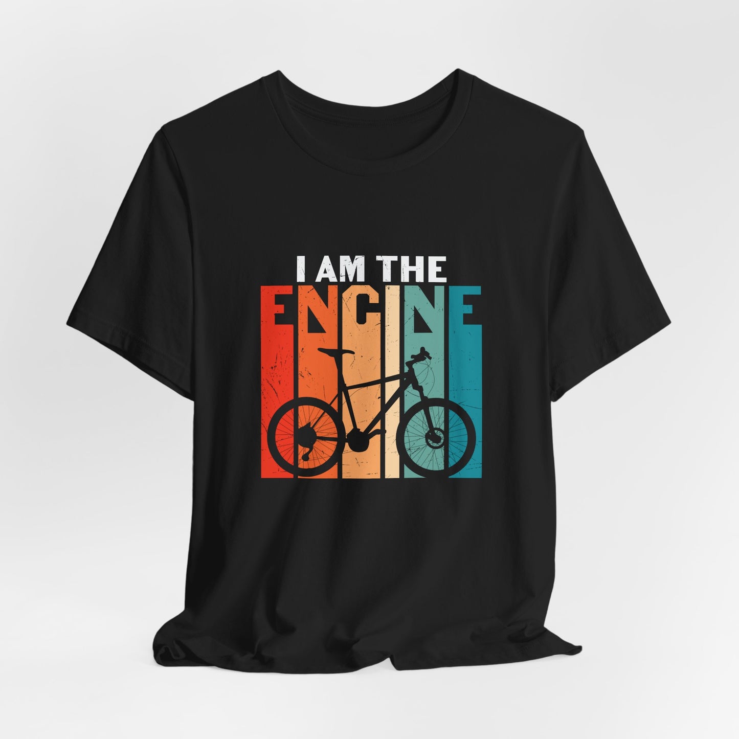 I Am the Engine Cycling T-Shirt - Retro Bike Graphic Tee