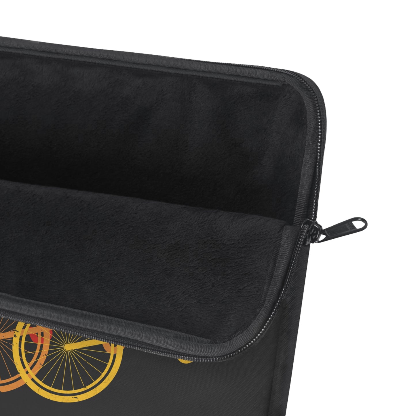 Cycling in Motion - Minimal Bike Laptop Sleeve for Urban Riders