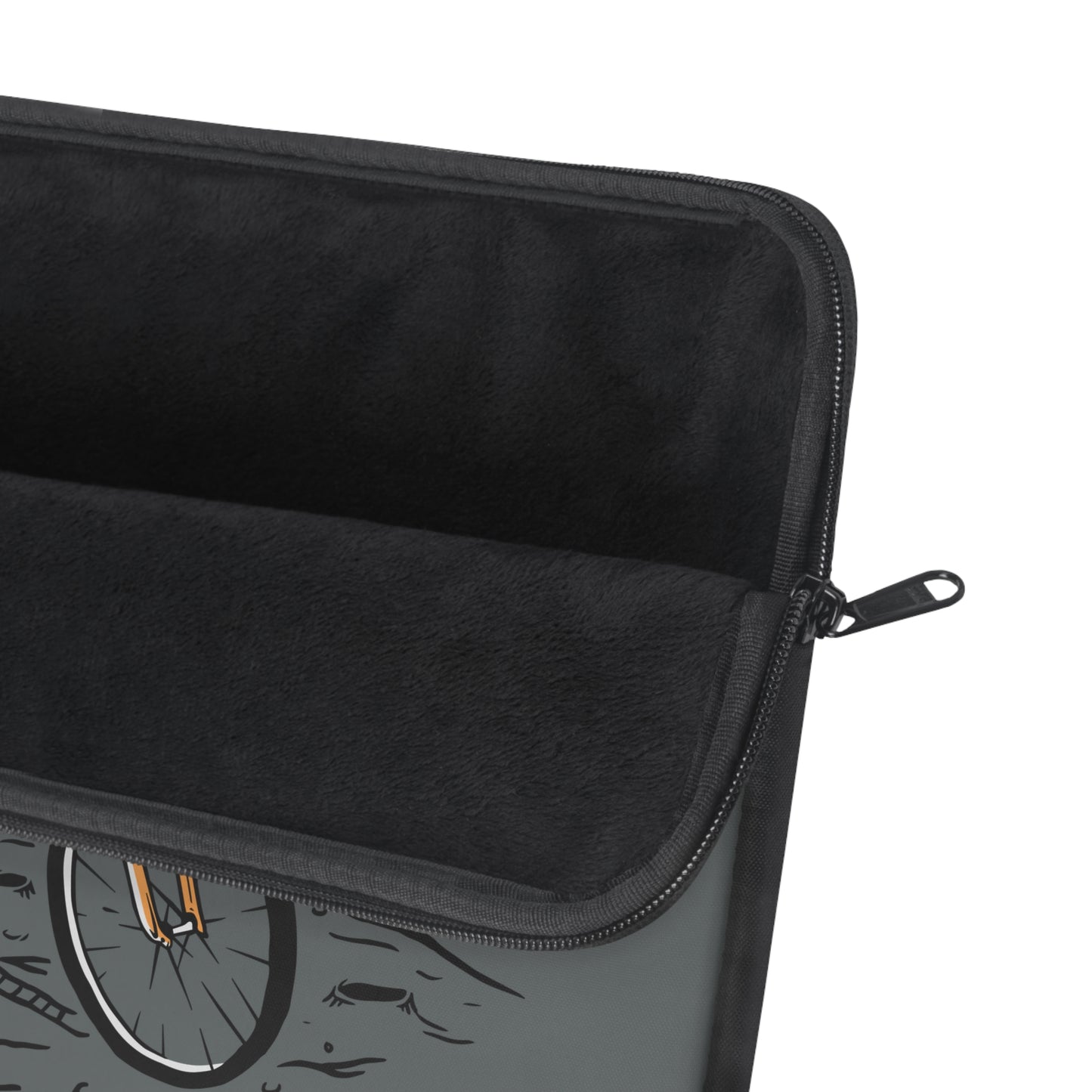Cycling Beyond Gravity - Astronaut Bike Laptop Sleeve
