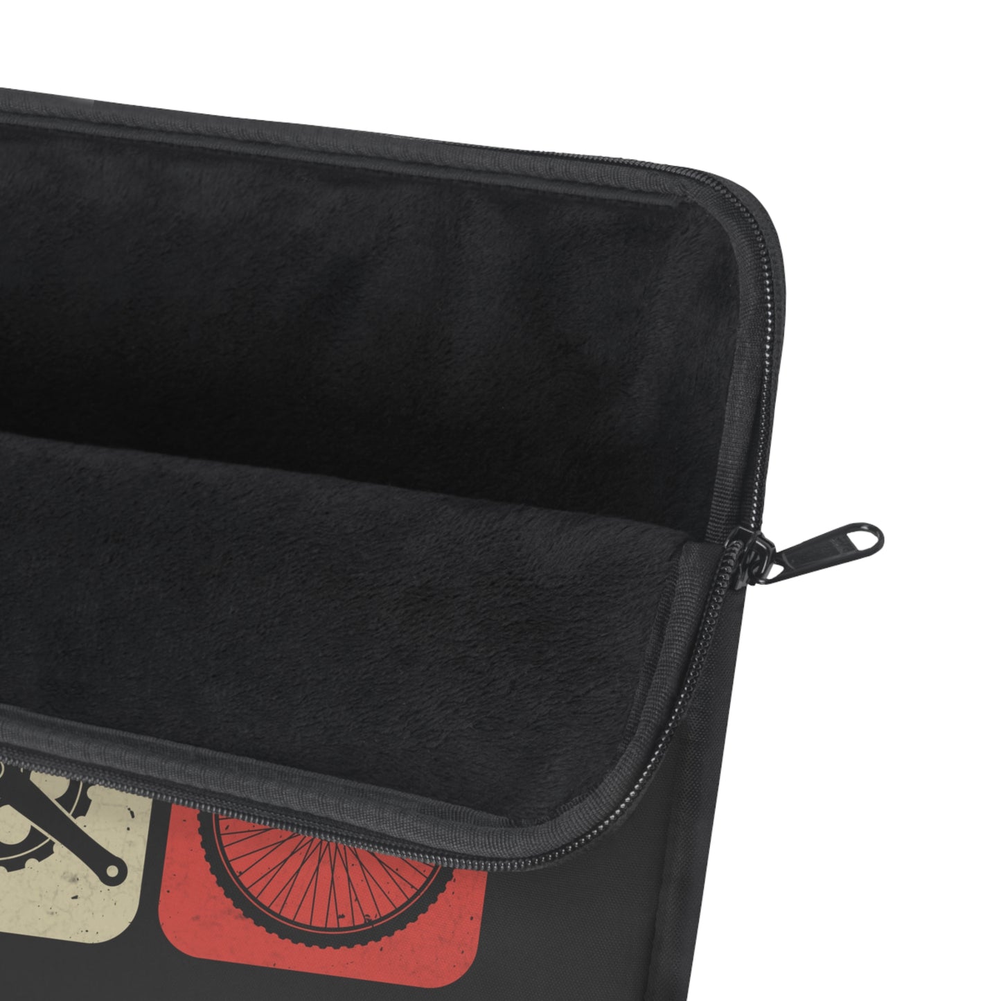 Bike Parts Grid - Minimal Cycling Laptop Sleeve for Urban Riders