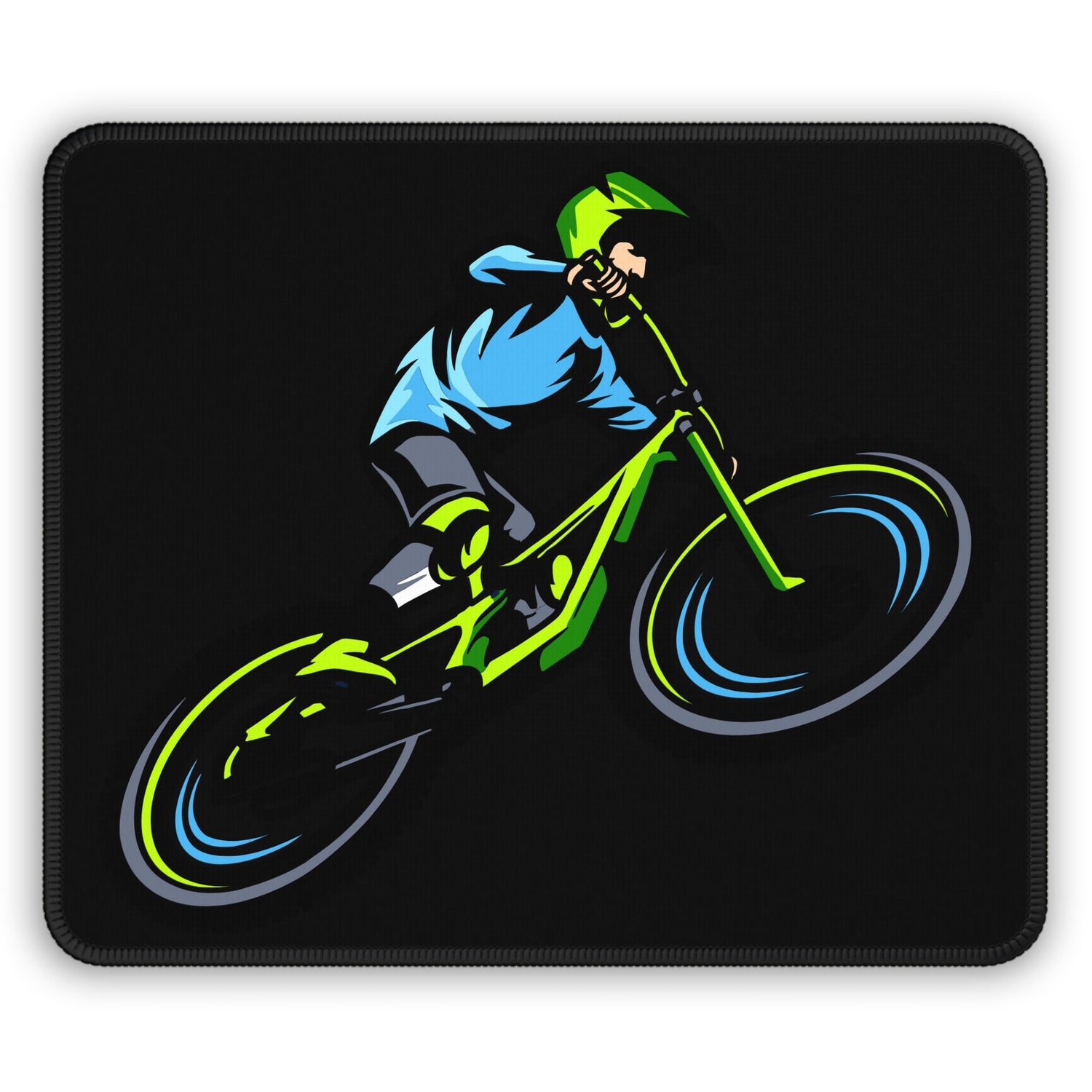Cycling Mouse Pads — Bold Bike Art for Your Desk