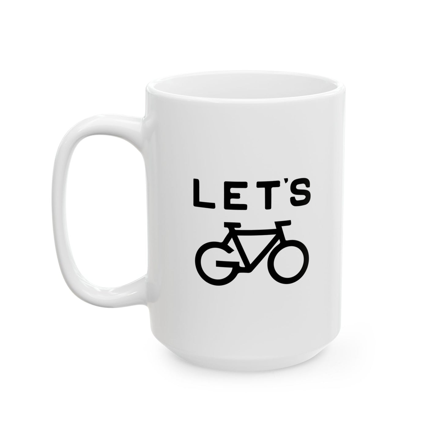 Morning Ride Mood Bicycle Mug | Minimal Cycling Artwork | Everyday Coffee Companion