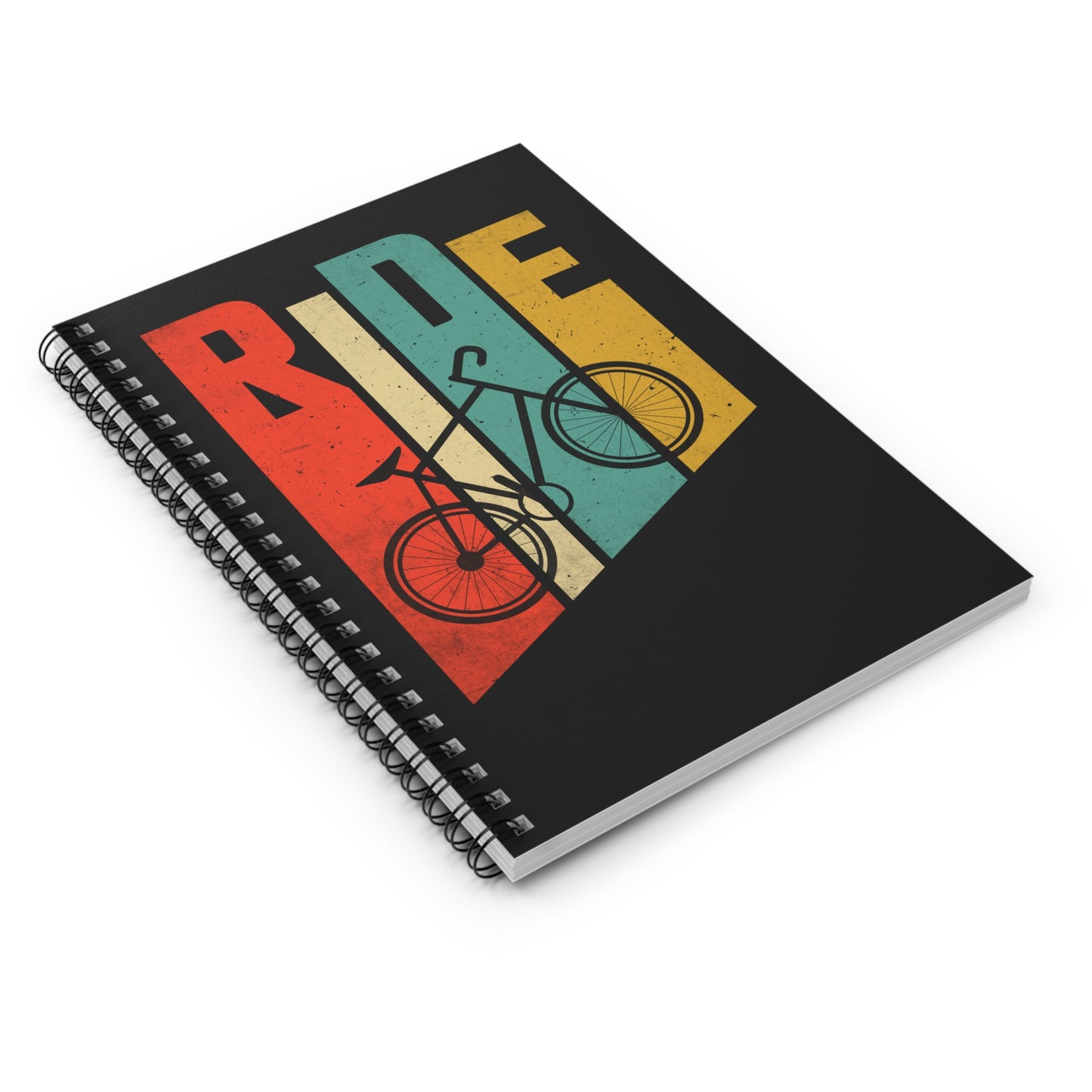 RIDE Spiral Notebook - Cycling Statement Writing Journal