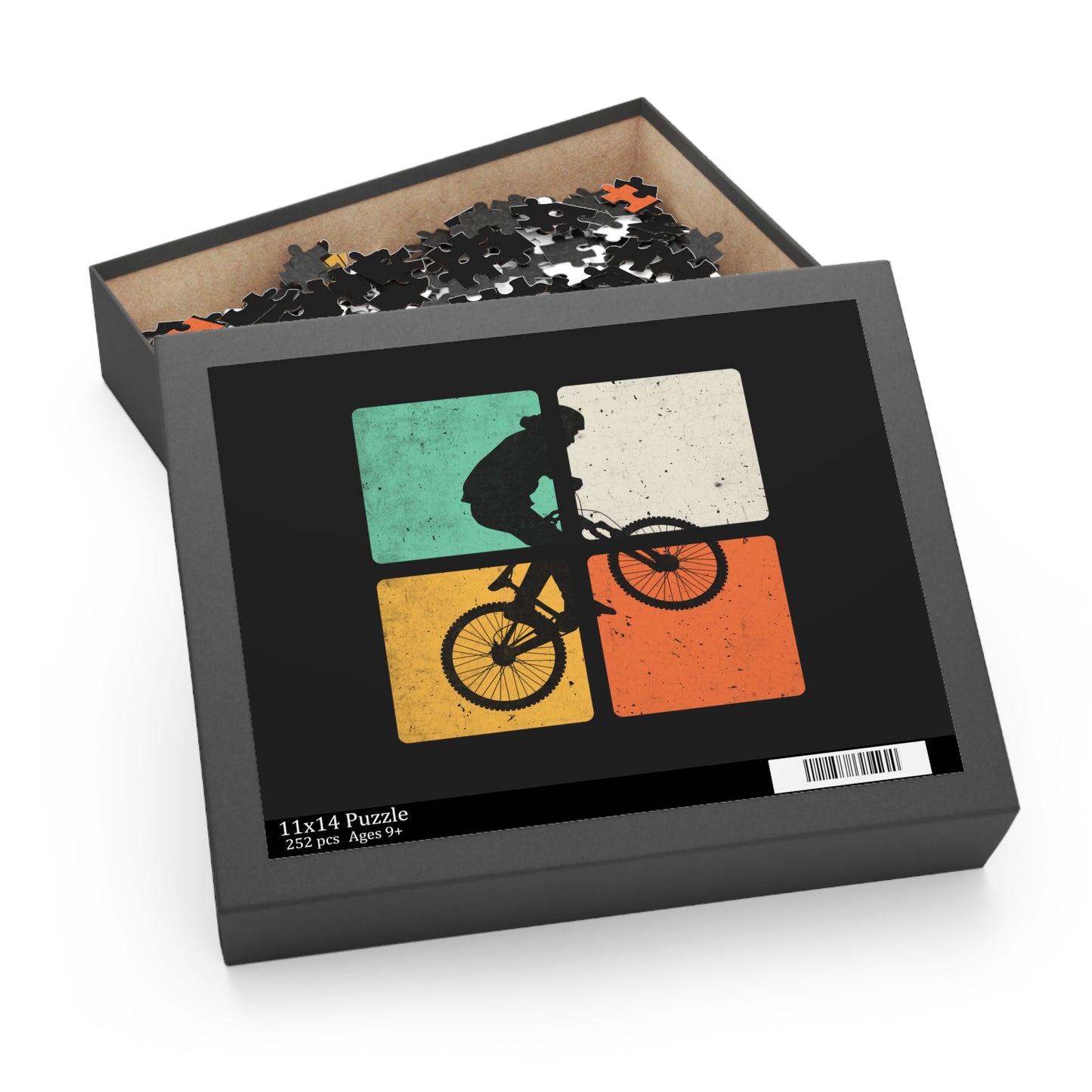 Cyclist Balance Jigsaw Puzzle - Modern Cycling Art Puzzle
