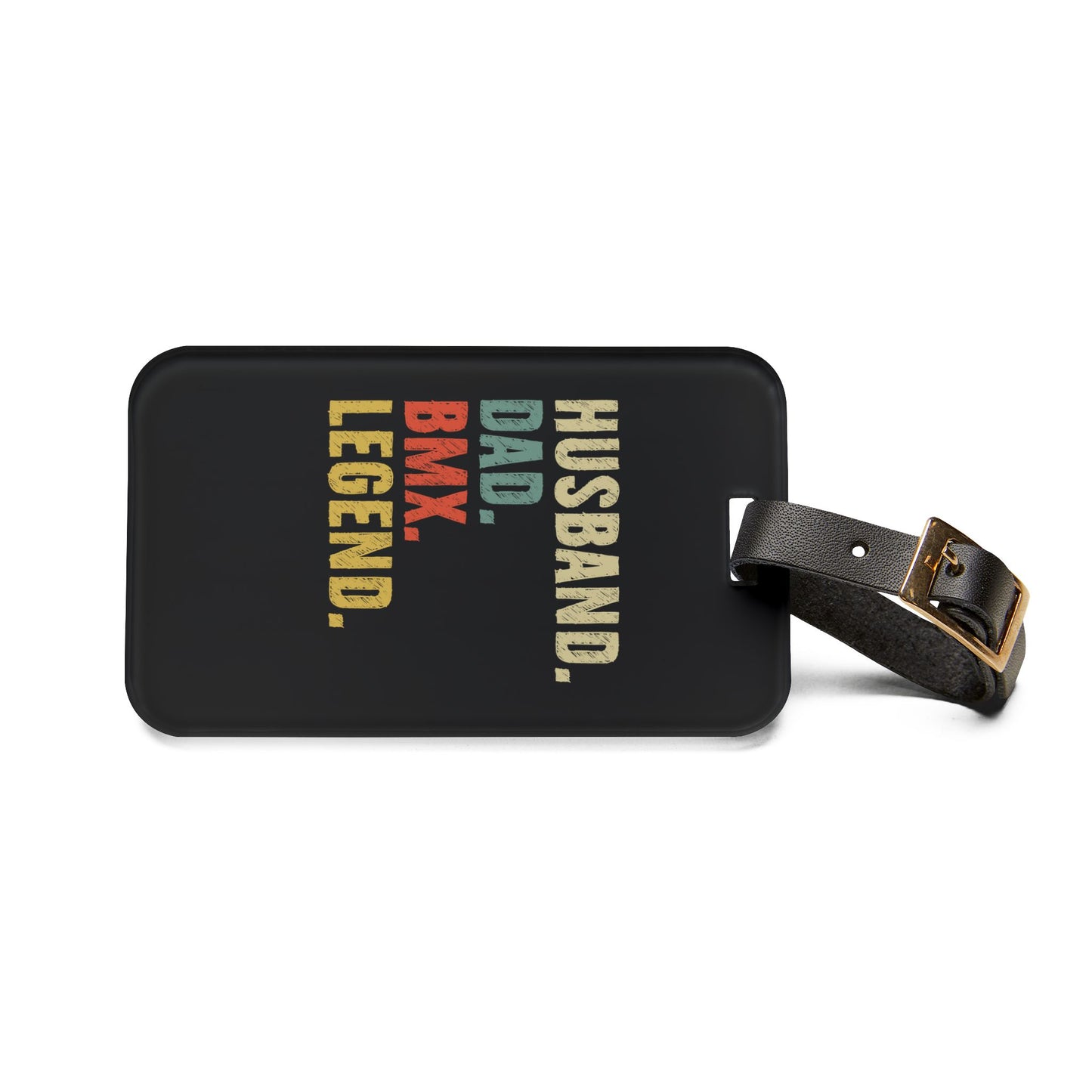 Husband Dad BMX Legend Luggage Tag - Gift for BMX Dad or Cycling Lover