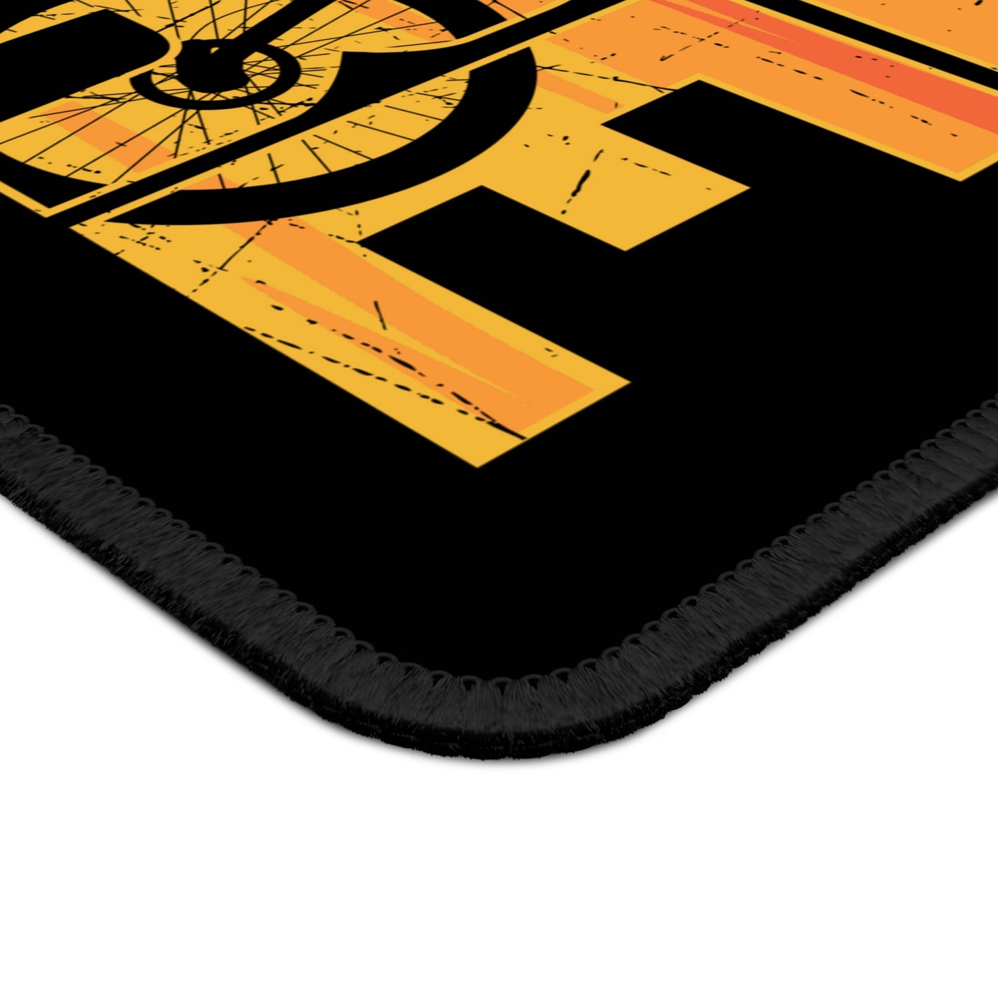 Bike More Cycling Mouse Pad - Retro Rider Desk Decor