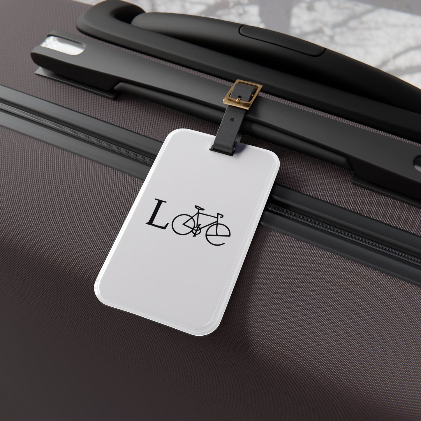 Cycling Luggage Tag Gift for Bike Lovers | Love Bike Travel Tag