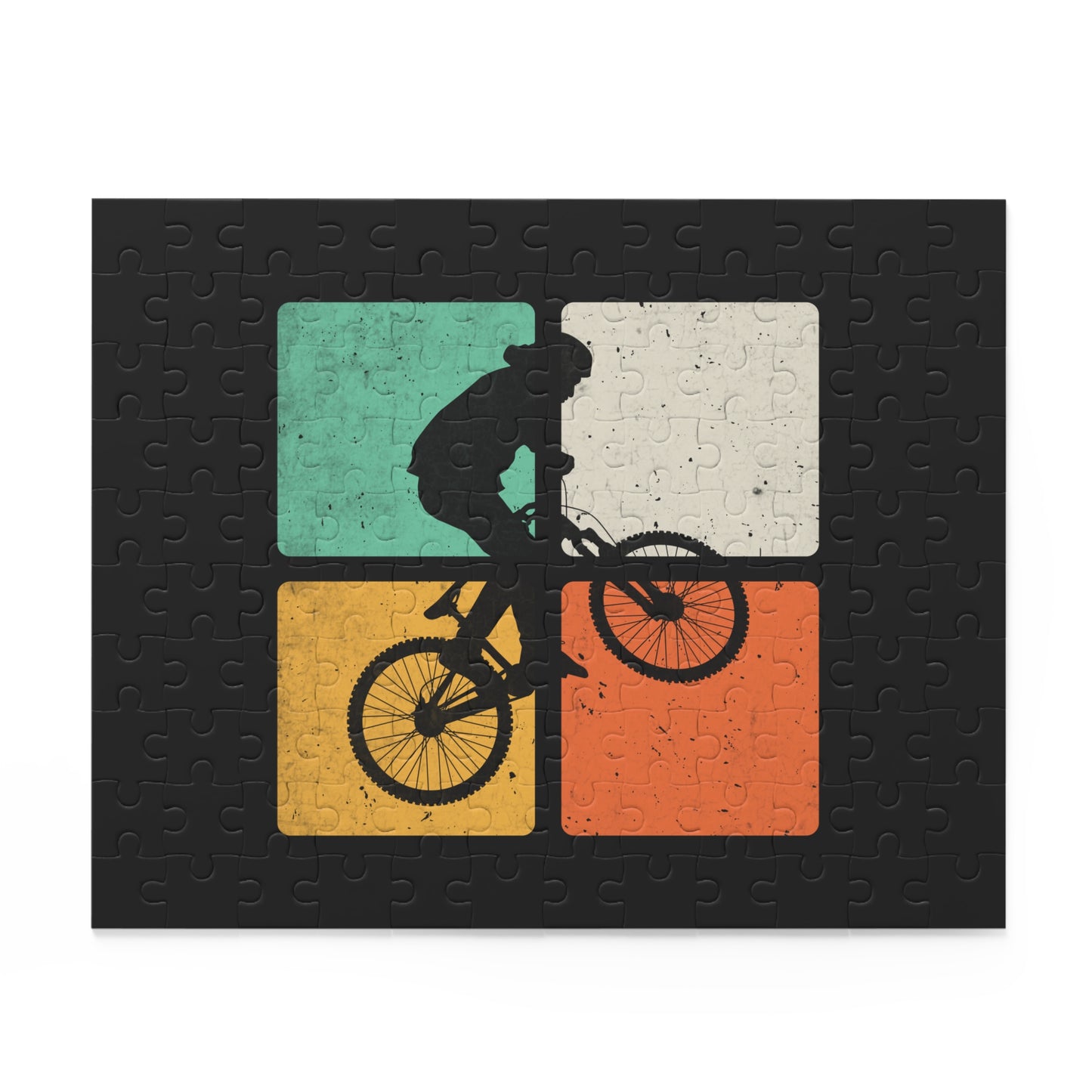 Cyclist Balance Jigsaw Puzzle - Modern Cycling Art Puzzle