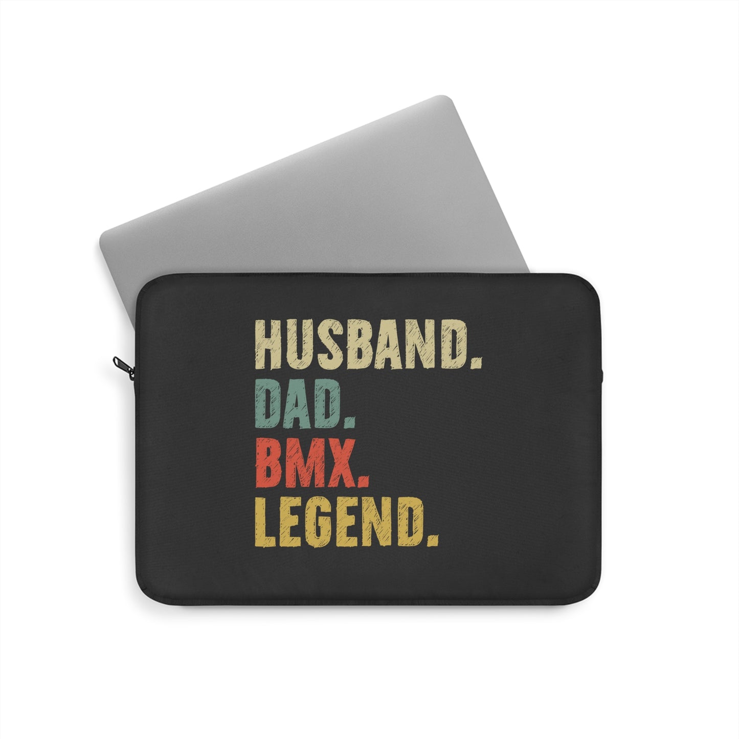 Husband Dad BMX Legend - Minimal BMX Laptop Sleeve for Riders