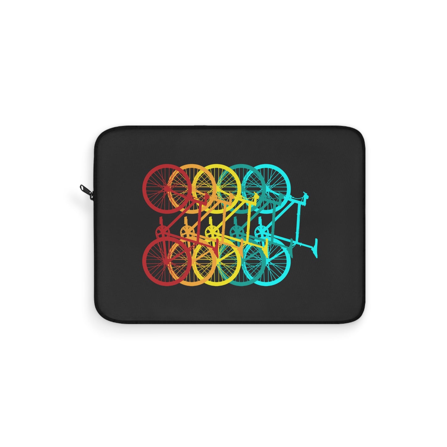 Repeated Motion - Graphic Cycling Laptop Sleeve