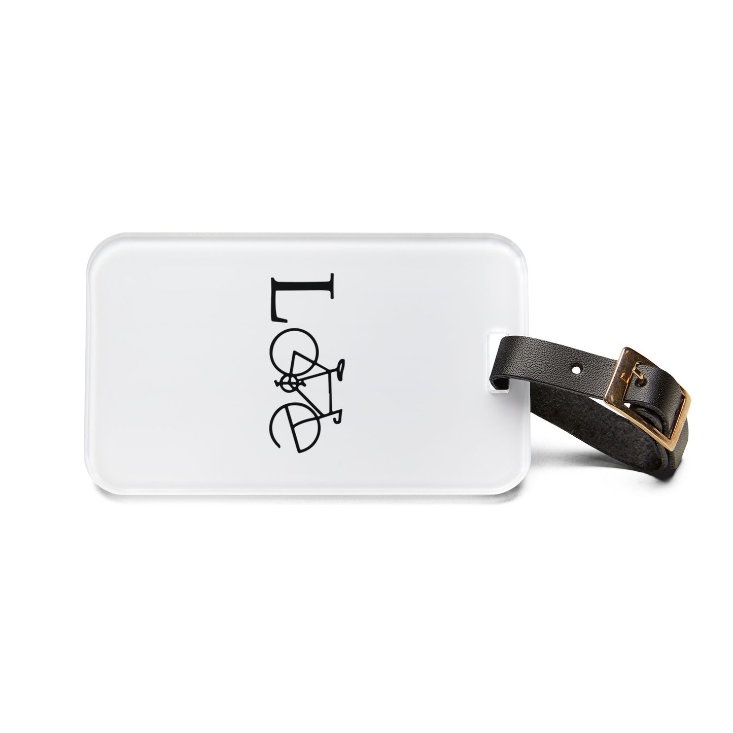 Cycling Luggage Tag Gift for Bike Lovers | Love Bike Travel Tag