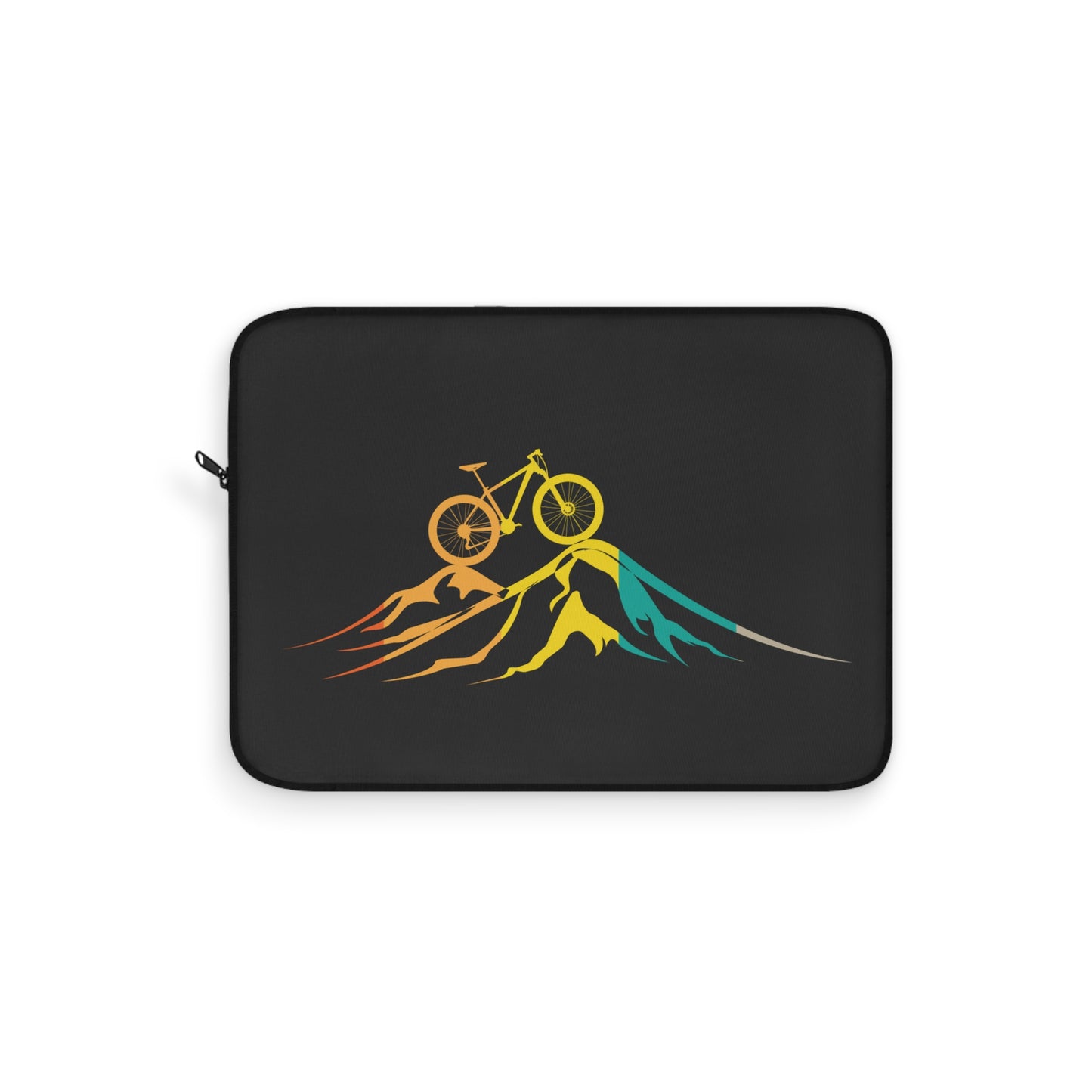 Ride Above It All - Minimal Mountain Bike Laptop Sleeve