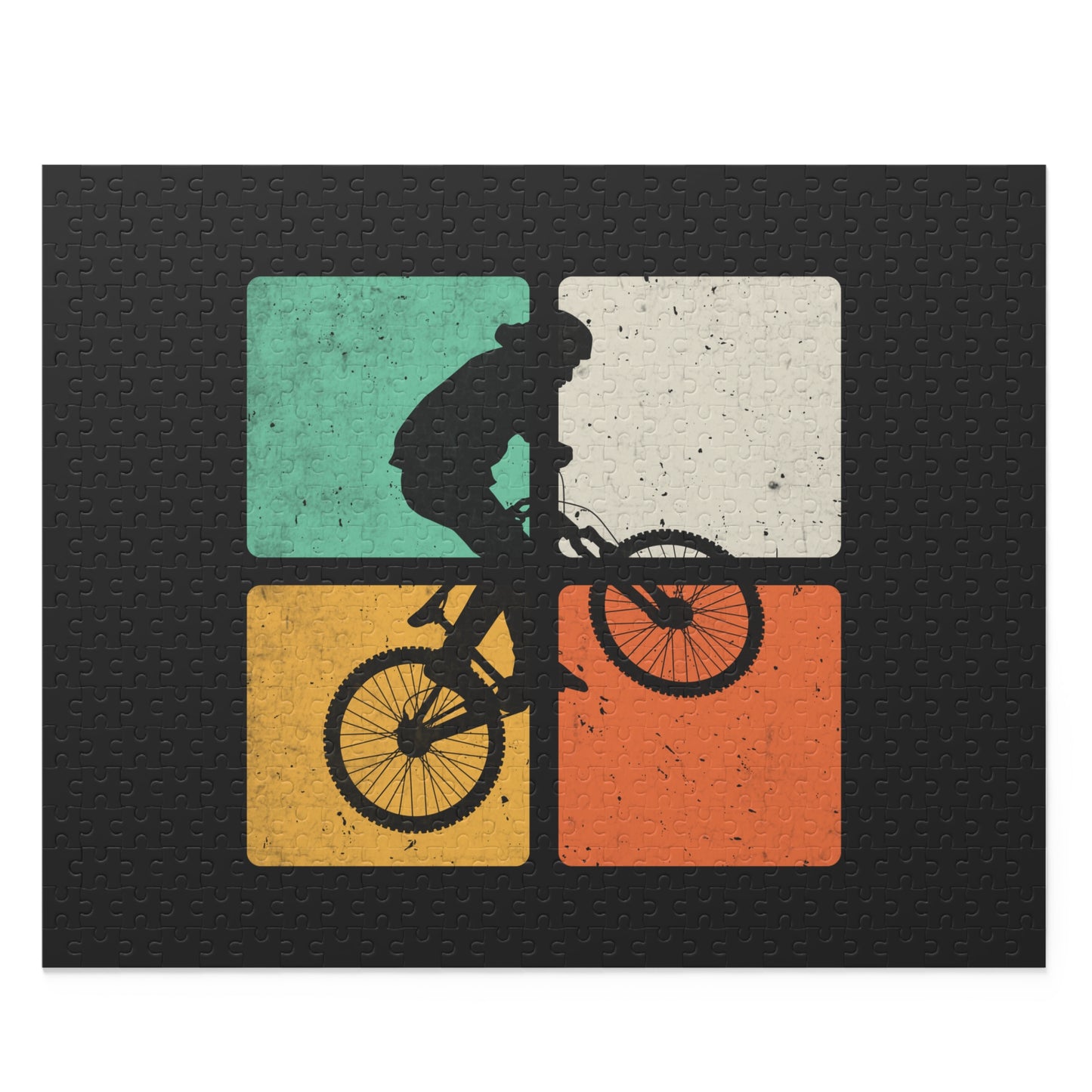 Cyclist Balance Jigsaw Puzzle - Modern Cycling Art Puzzle