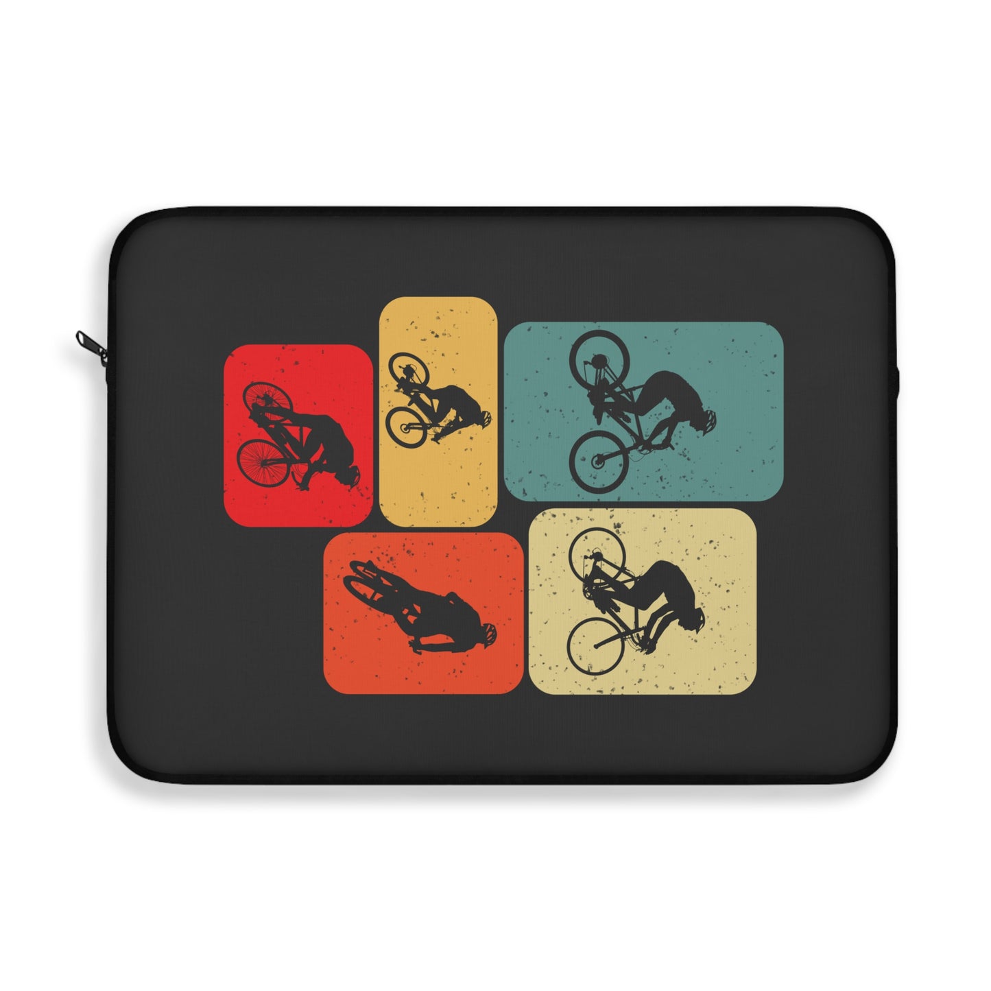 BMX in Motion - Minimal BMX Laptop Sleeve for Street Riders
