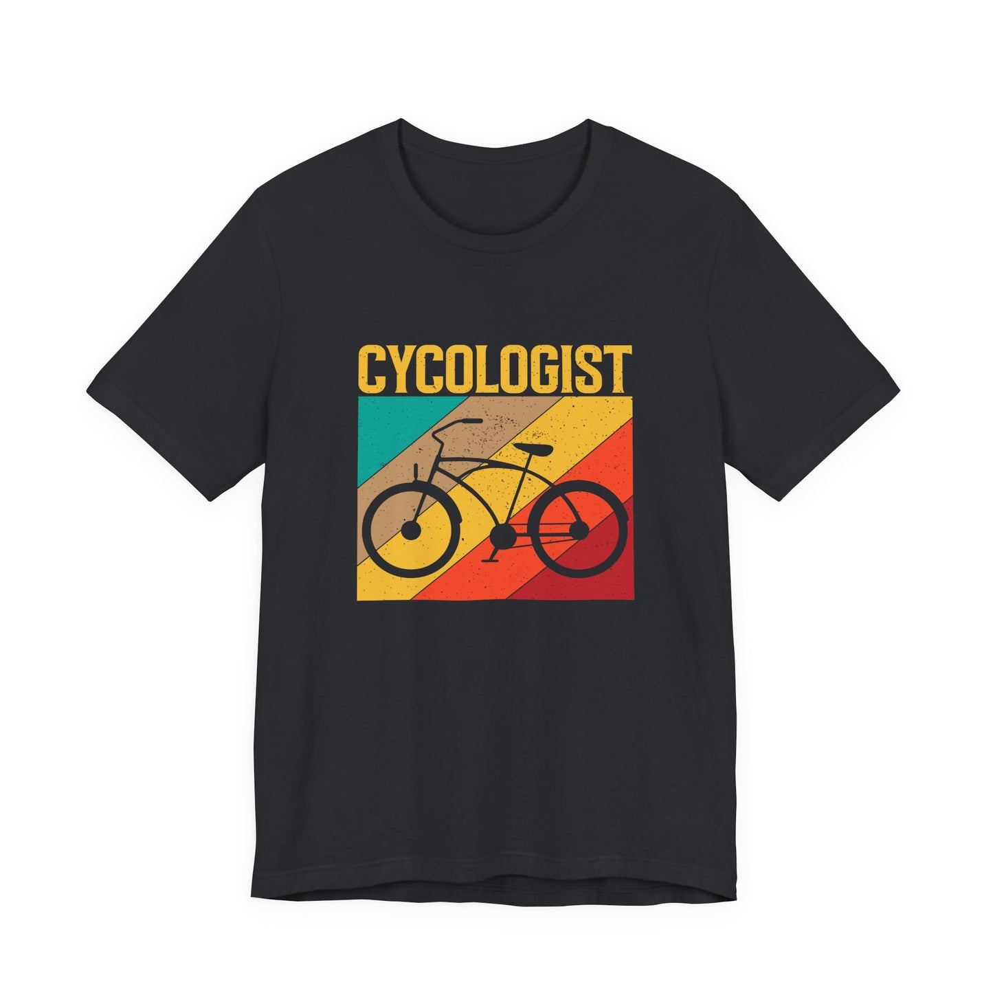 Cycologist Unisex Jersey Tee - Cycling Bicycle T-Shirt for Cyclists, Bike Lovers, Sport Enthusiasts - Short Sleeve Shirt, Gift for