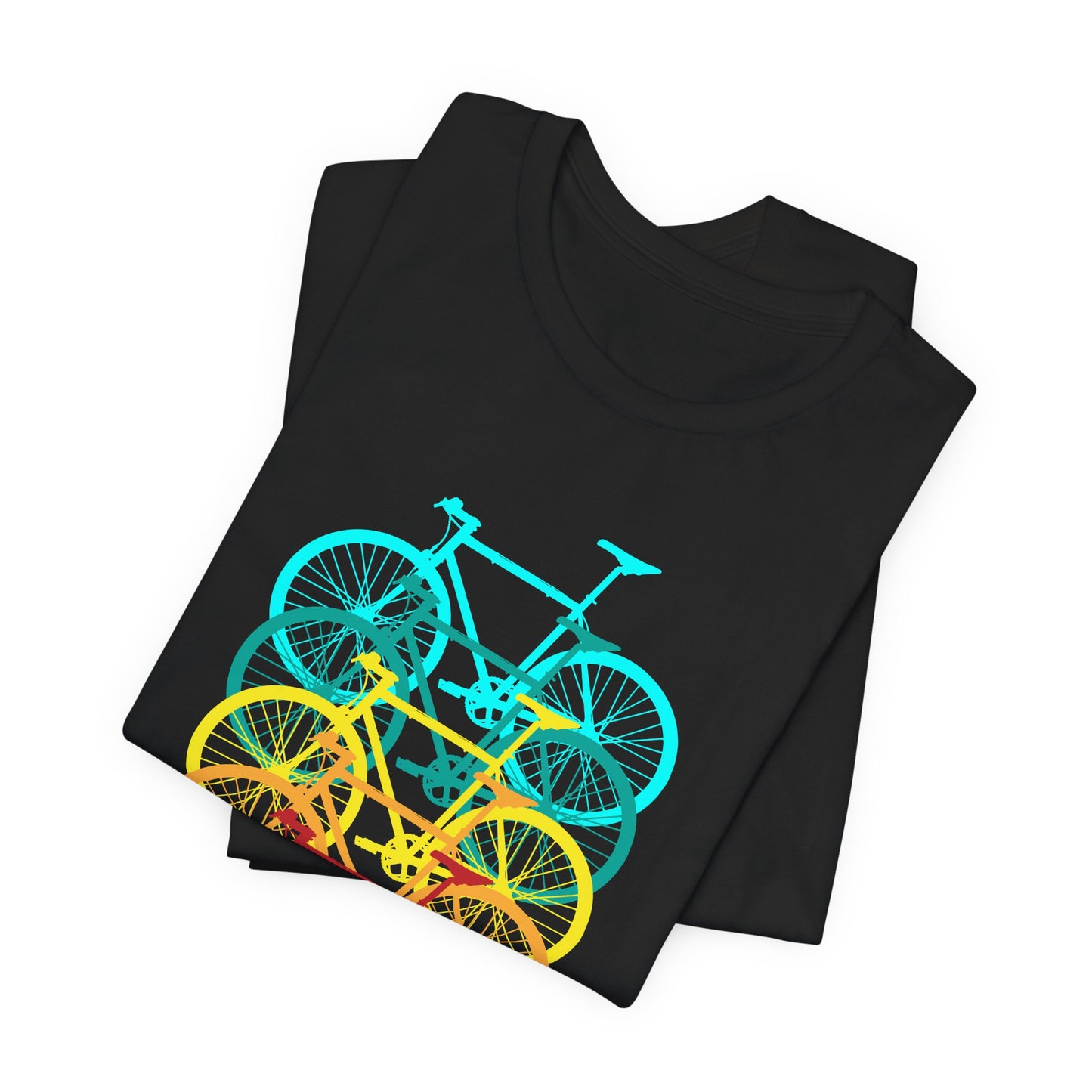 Cycling Enthusiast Tee, Bicycle Print Shirt, Bike Lover Gift, Unisex Jersey Top