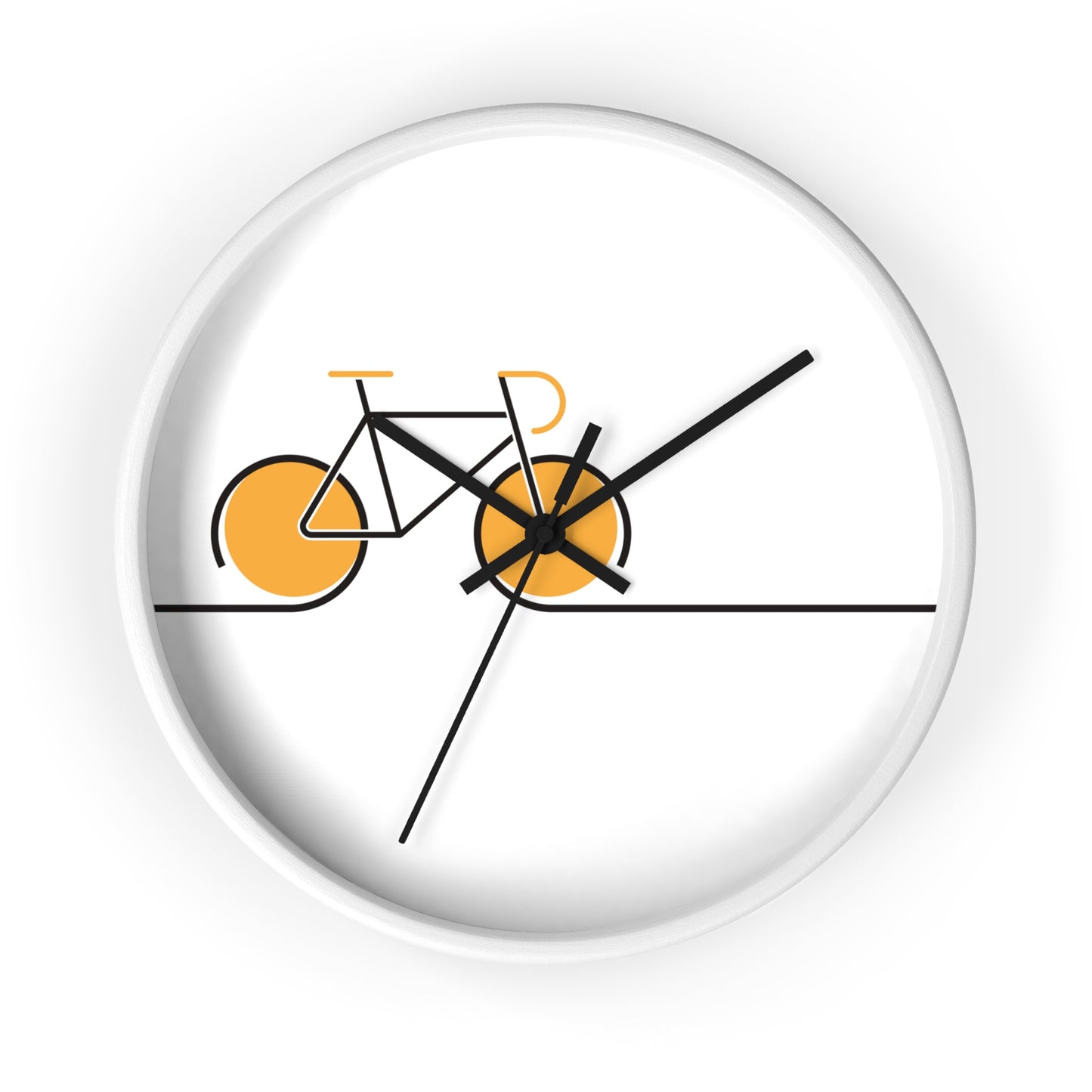 Minimal Bicycle Wall Clock - Modern Cycling Home Decor