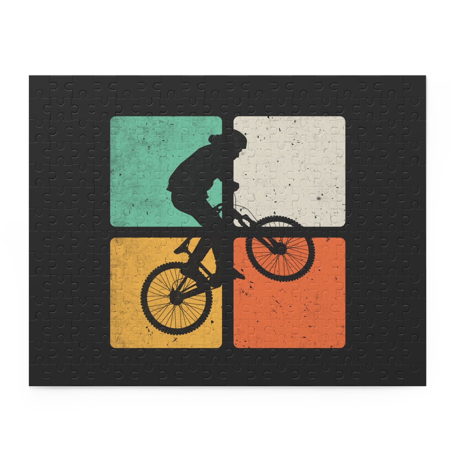 Cyclist Balance Jigsaw Puzzle - Modern Cycling Art Puzzle
