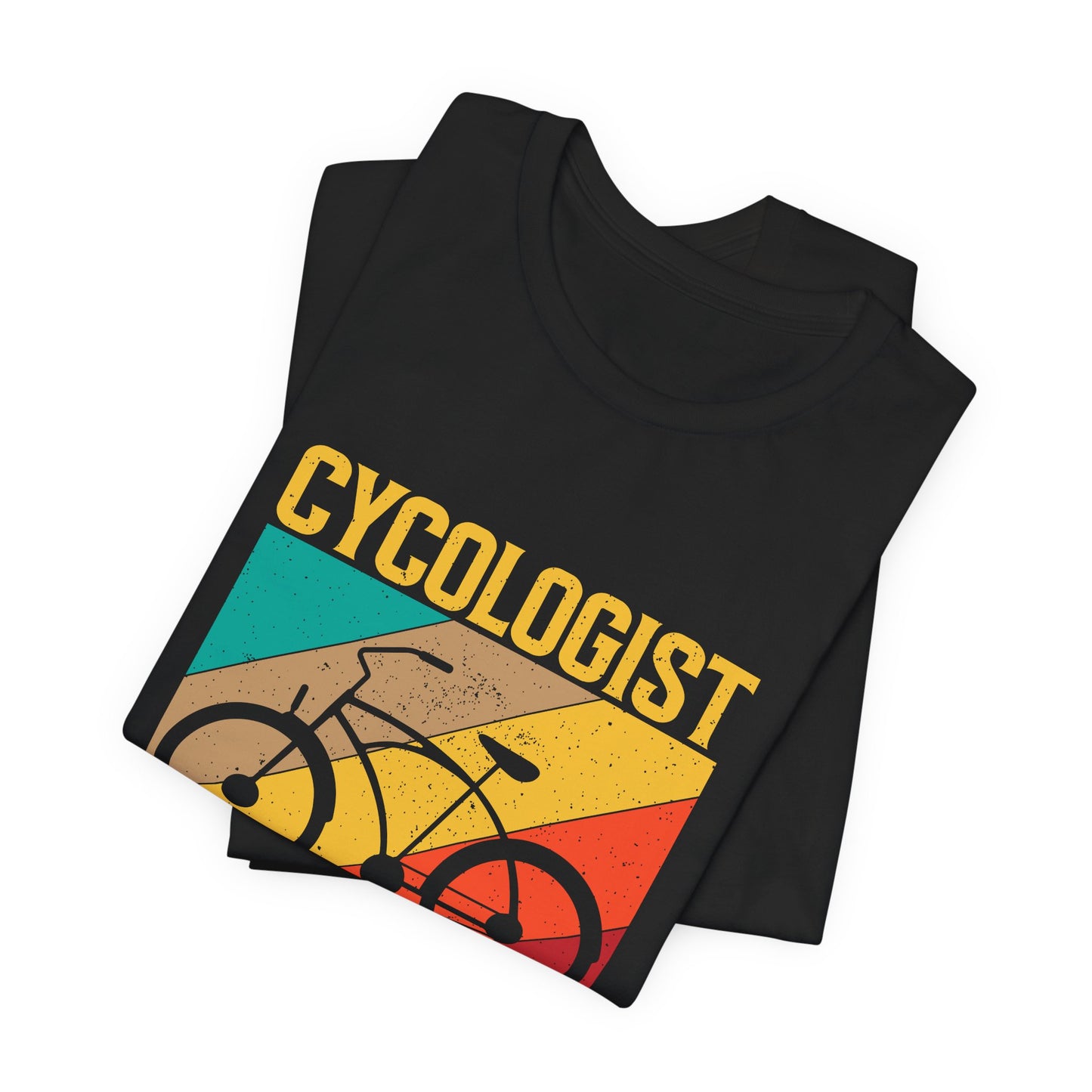 Cycologist Unisex Jersey Tee - Cycling Bicycle T-Shirt for Cyclists, Bike Lovers, Sport Enthusiasts - Short Sleeve Shirt, Gift for