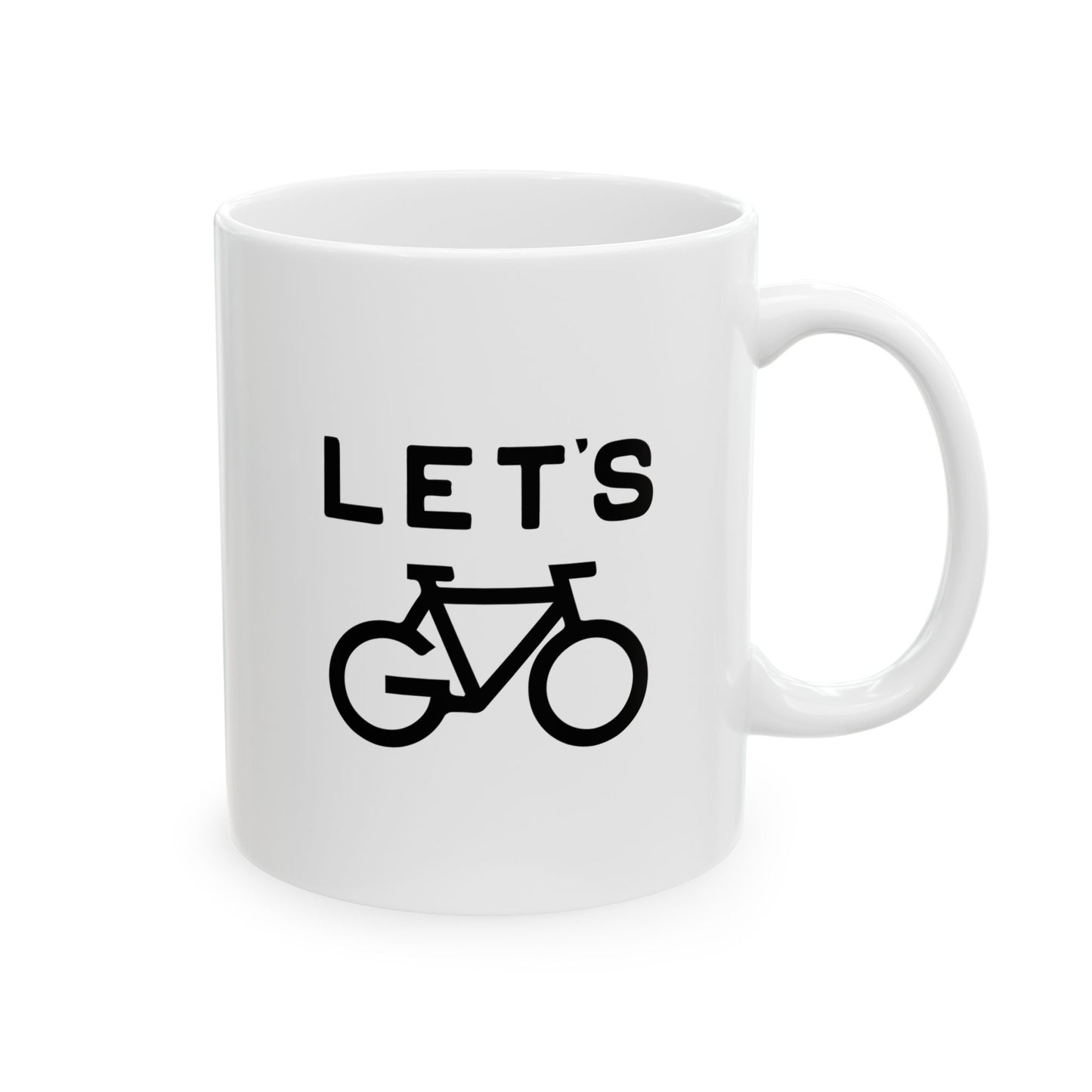 Morning Ride Mood Bicycle Mug | Minimal Cycling Artwork | Everyday Coffee Companion