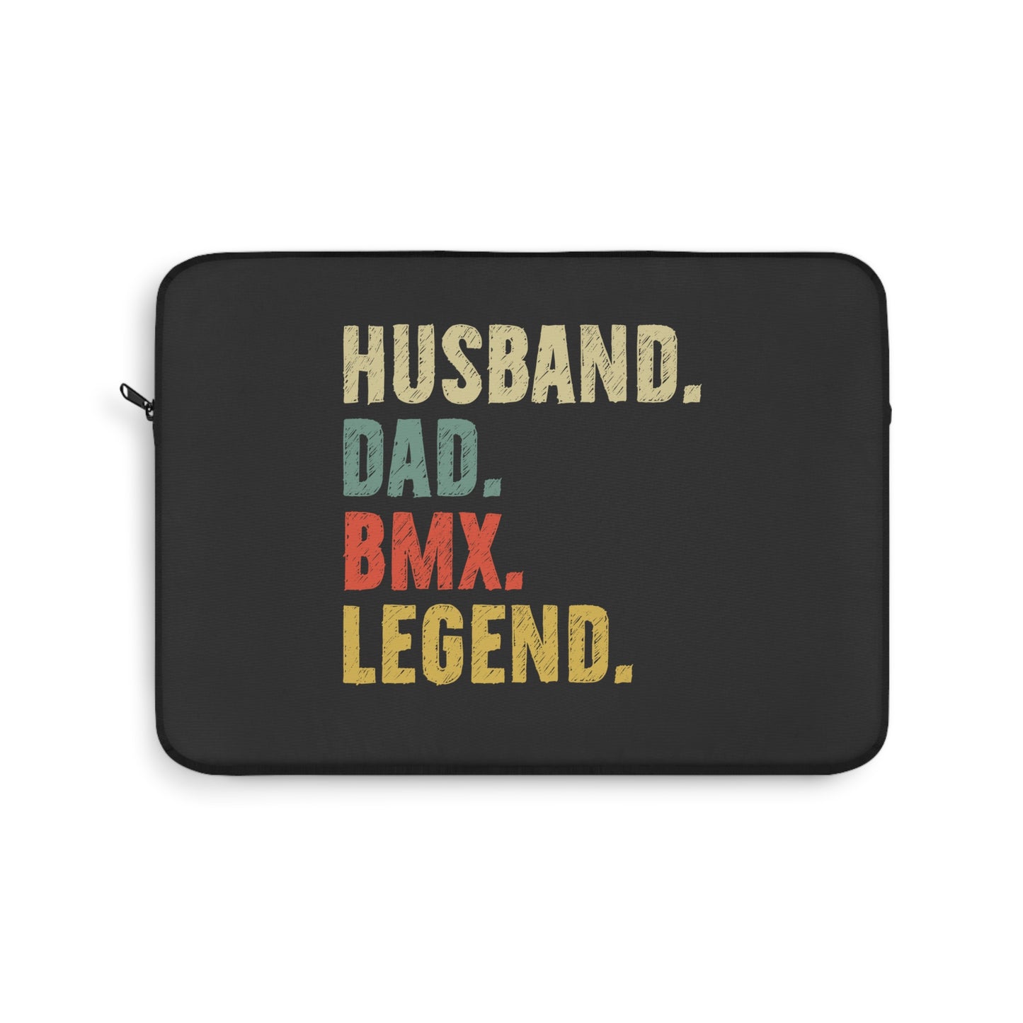 Husband Dad BMX Legend - Minimal BMX Laptop Sleeve for Riders