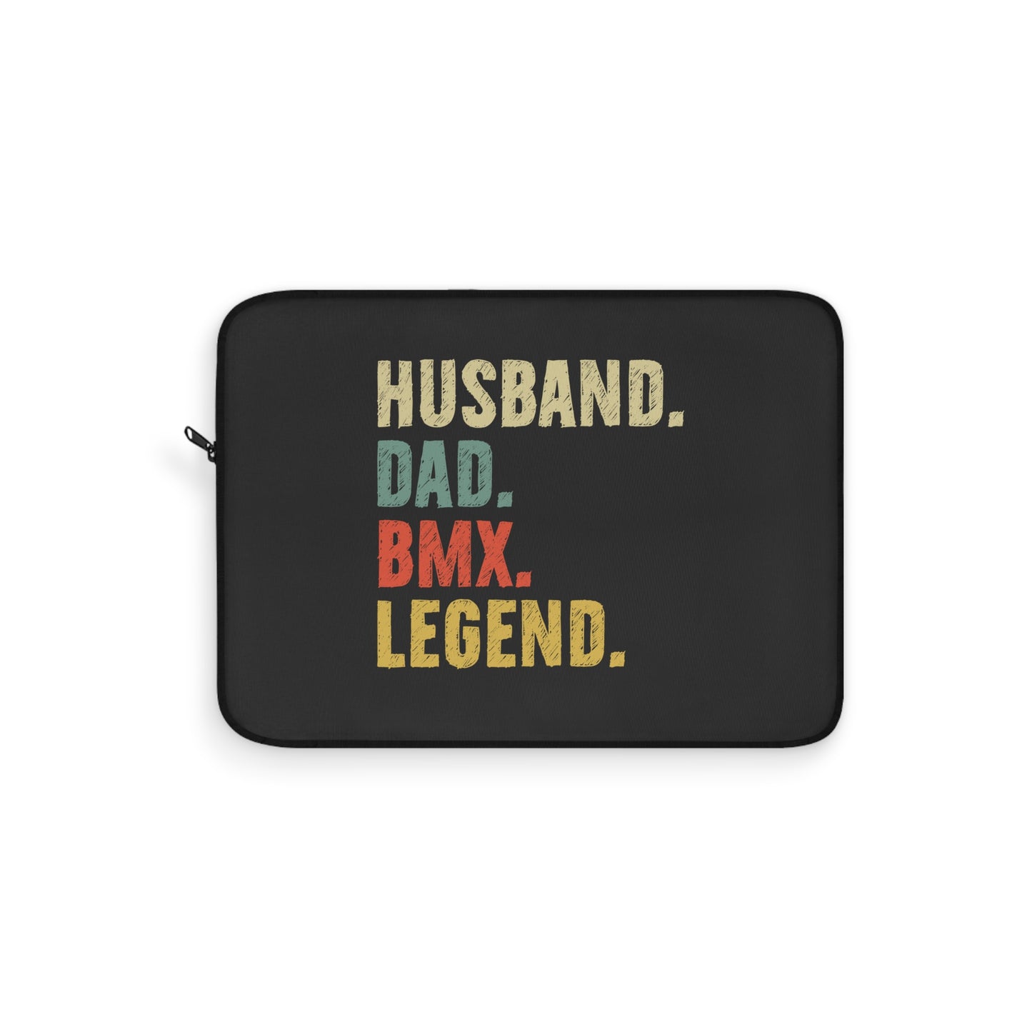 Husband Dad BMX Legend - Minimal BMX Laptop Sleeve for Riders