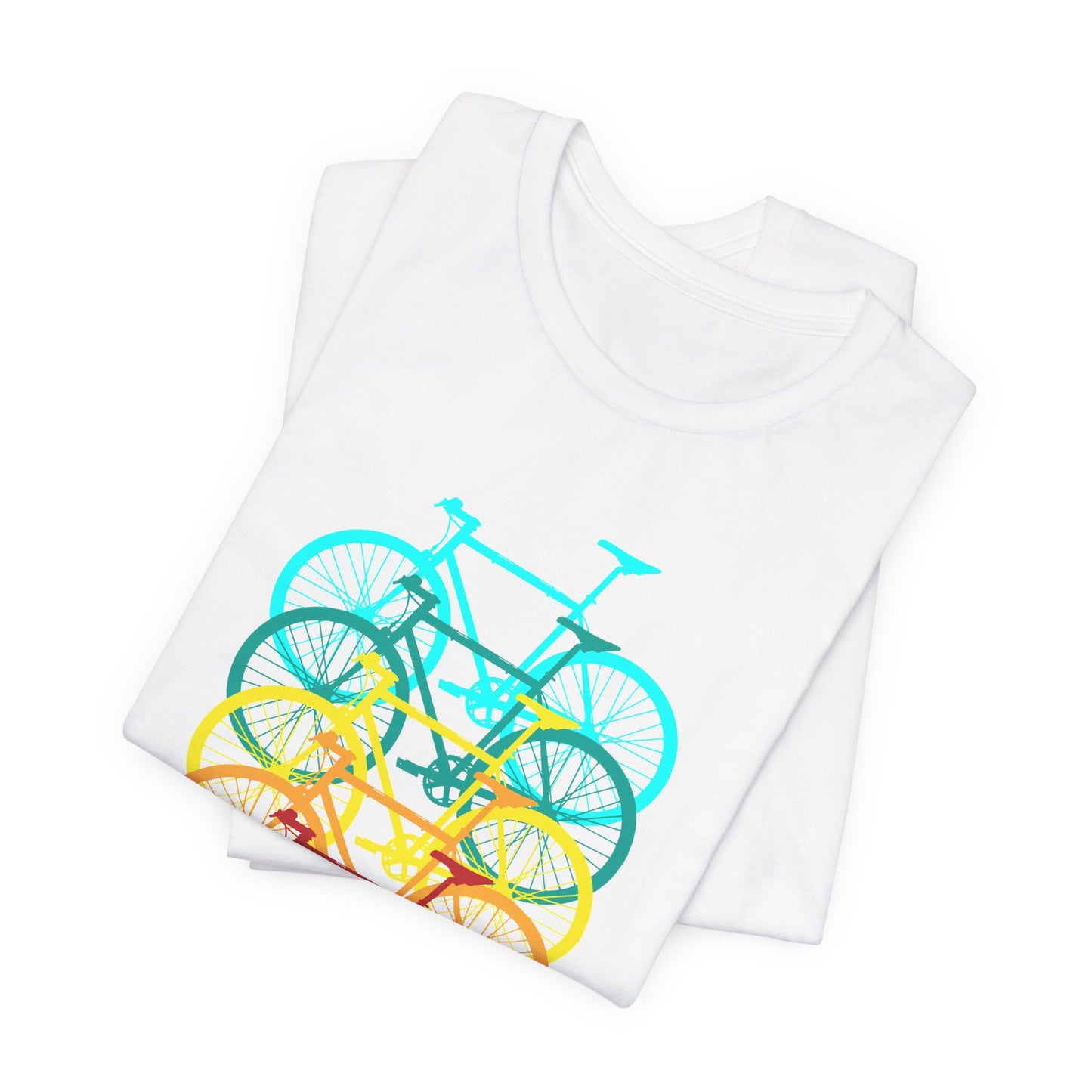 Cycling Enthusiast Tee, Bicycle Print Shirt, Bike Lover Gift, Unisex Jersey Top