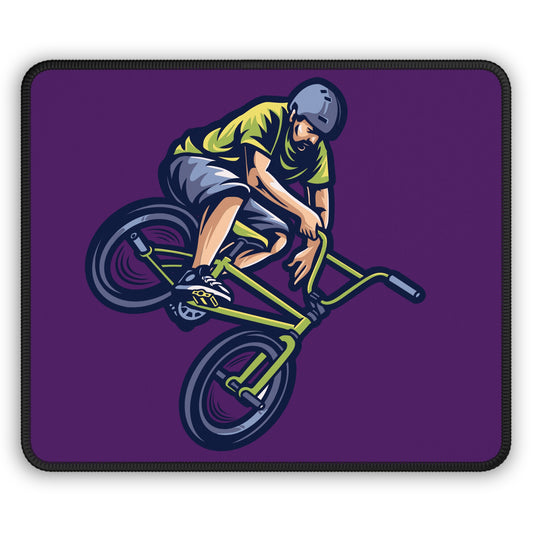 Bold BMX Trick Mouse Pad - Graphic Bike Desk Decor