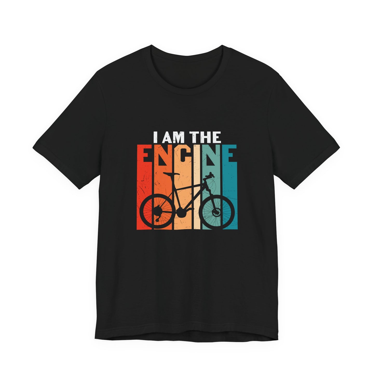 I Am the Engine Cycling T-Shirt - Retro Bike Graphic Tee