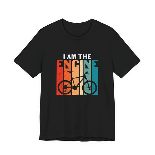 I Am the Engine Cycling T-Shirt - Retro Bike Graphic Tee