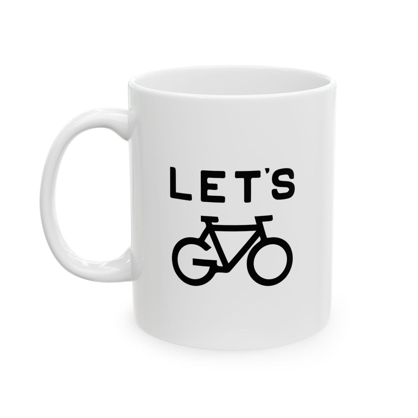 Morning Ride Mood Bicycle Mug | Minimal Cycling Artwork | Everyday Coffee Companion