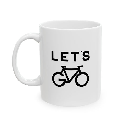 Morning Ride Mood Bicycle Mug | Minimal Cycling Artwork | Everyday Coffee Companion