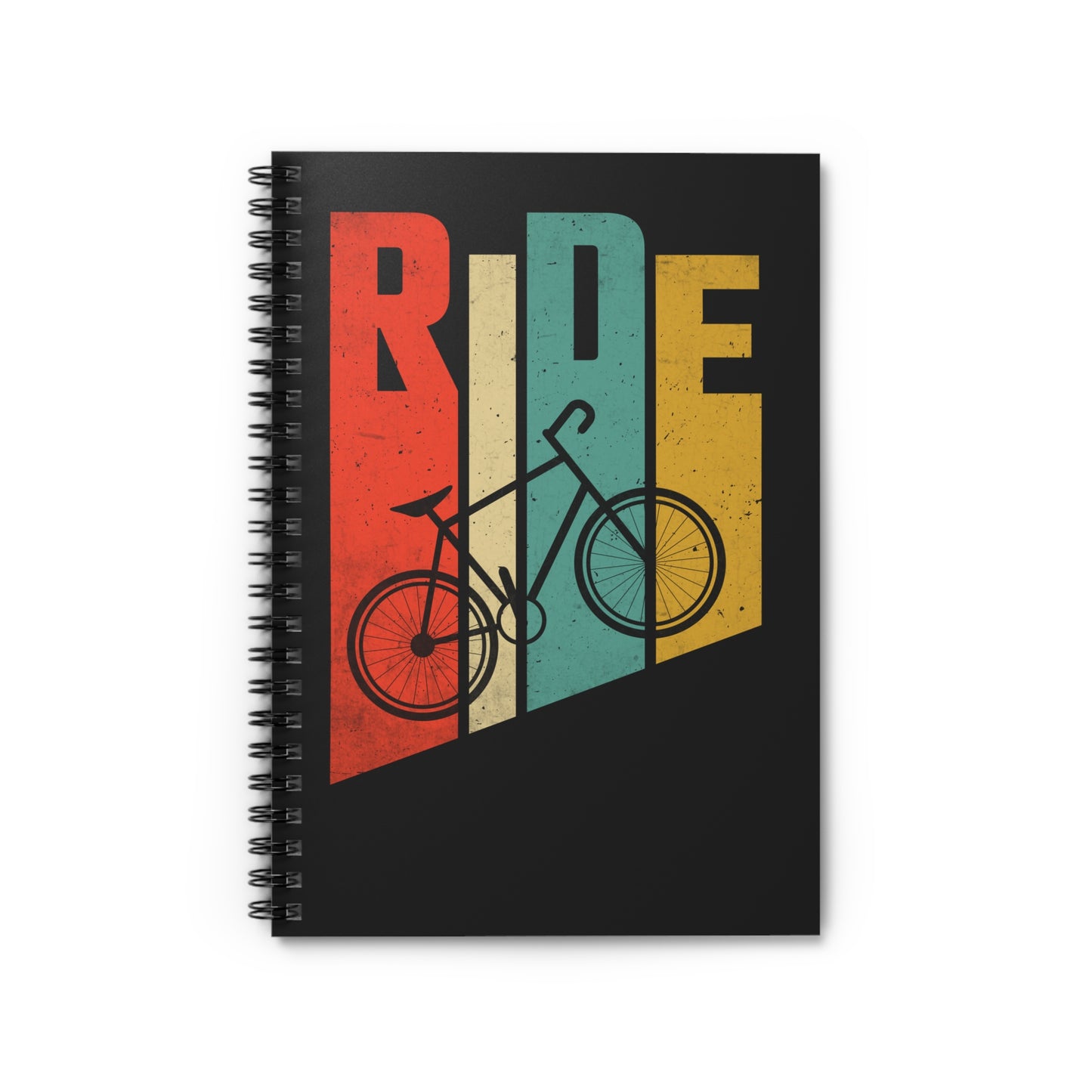 RIDE Spiral Notebook - Cycling Statement Writing Journal