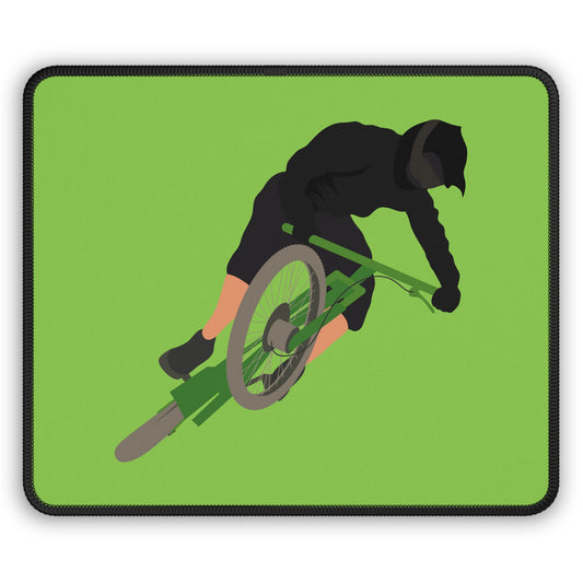 Mountain Bike Rider Mouse Pad - Modern Cycling Desk Decor