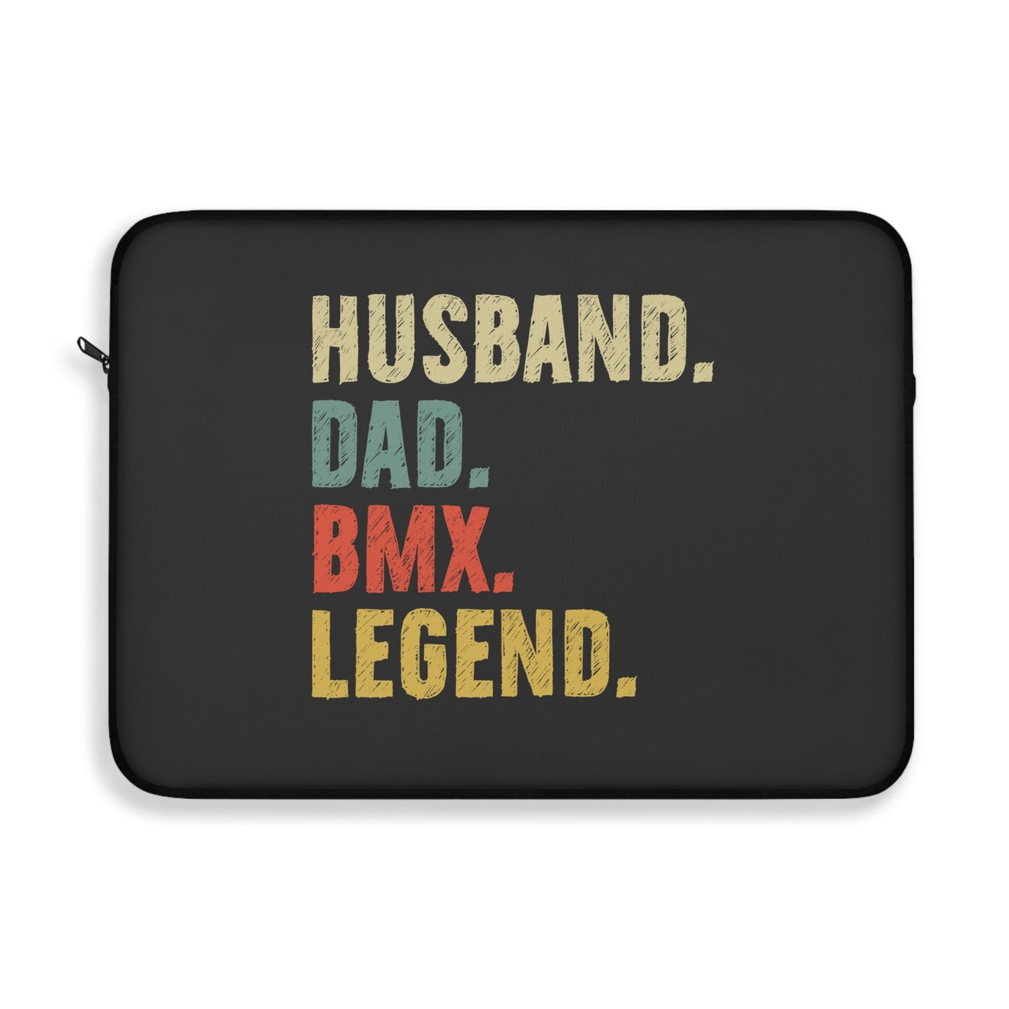 Husband Dad BMX Legend - Minimal BMX Laptop Sleeve for Riders