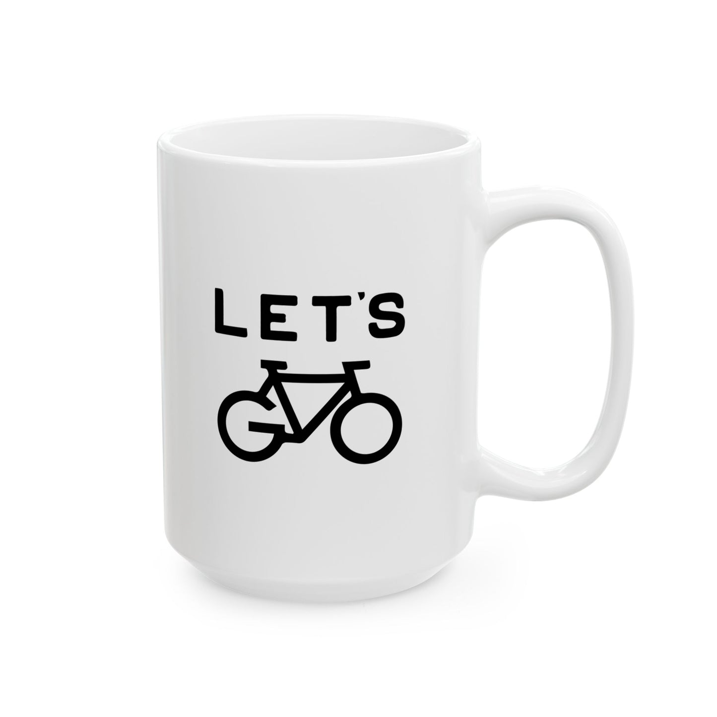 Morning Ride Mood Bicycle Mug | Minimal Cycling Artwork | Everyday Coffee Companion