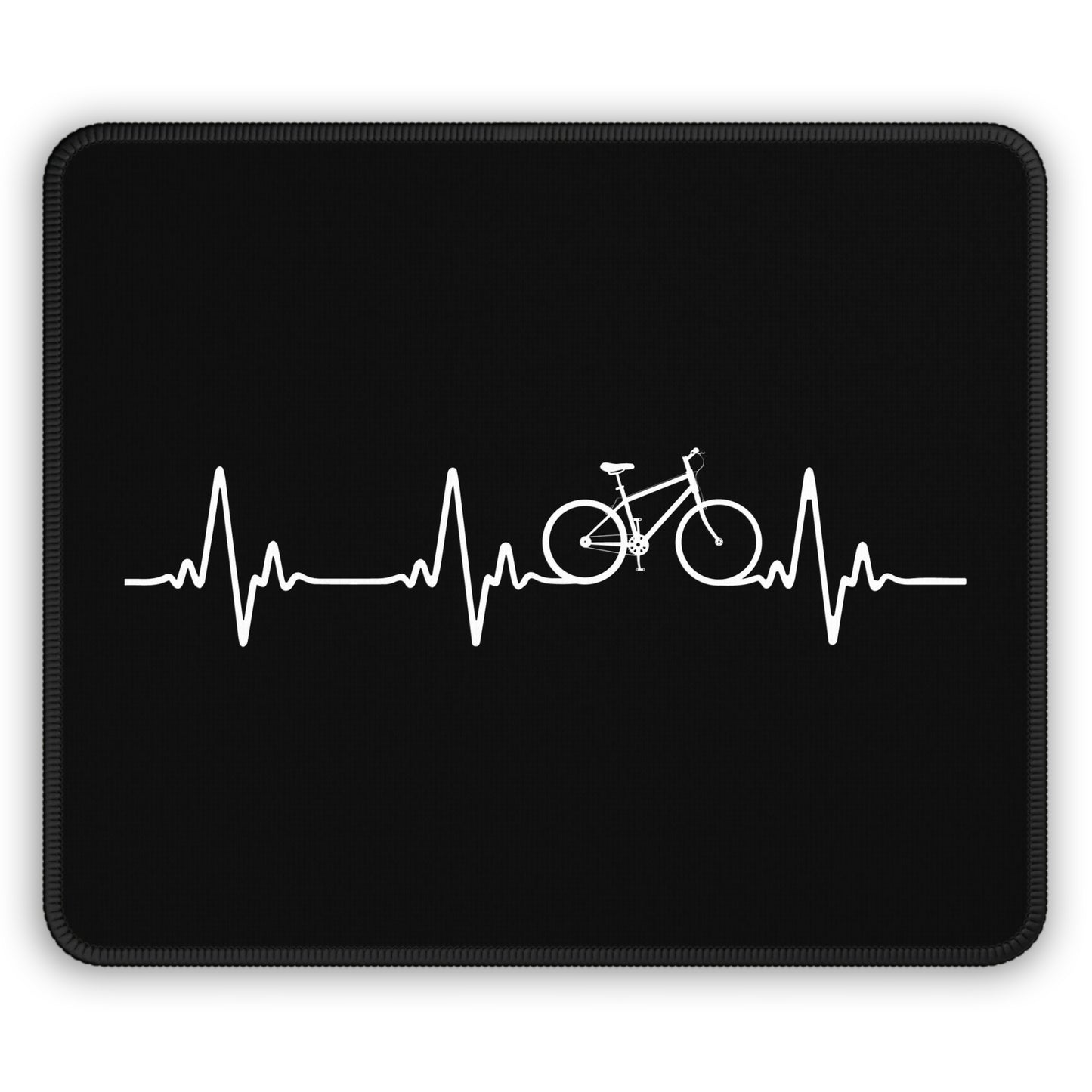 Gaming Mouse Pad - Bicycle Heartbeat, Cycling, Bicycle Lover Gift - Custom Desk Mat, Personalized Mousepad, Gaming Accessories, Desk Decor,