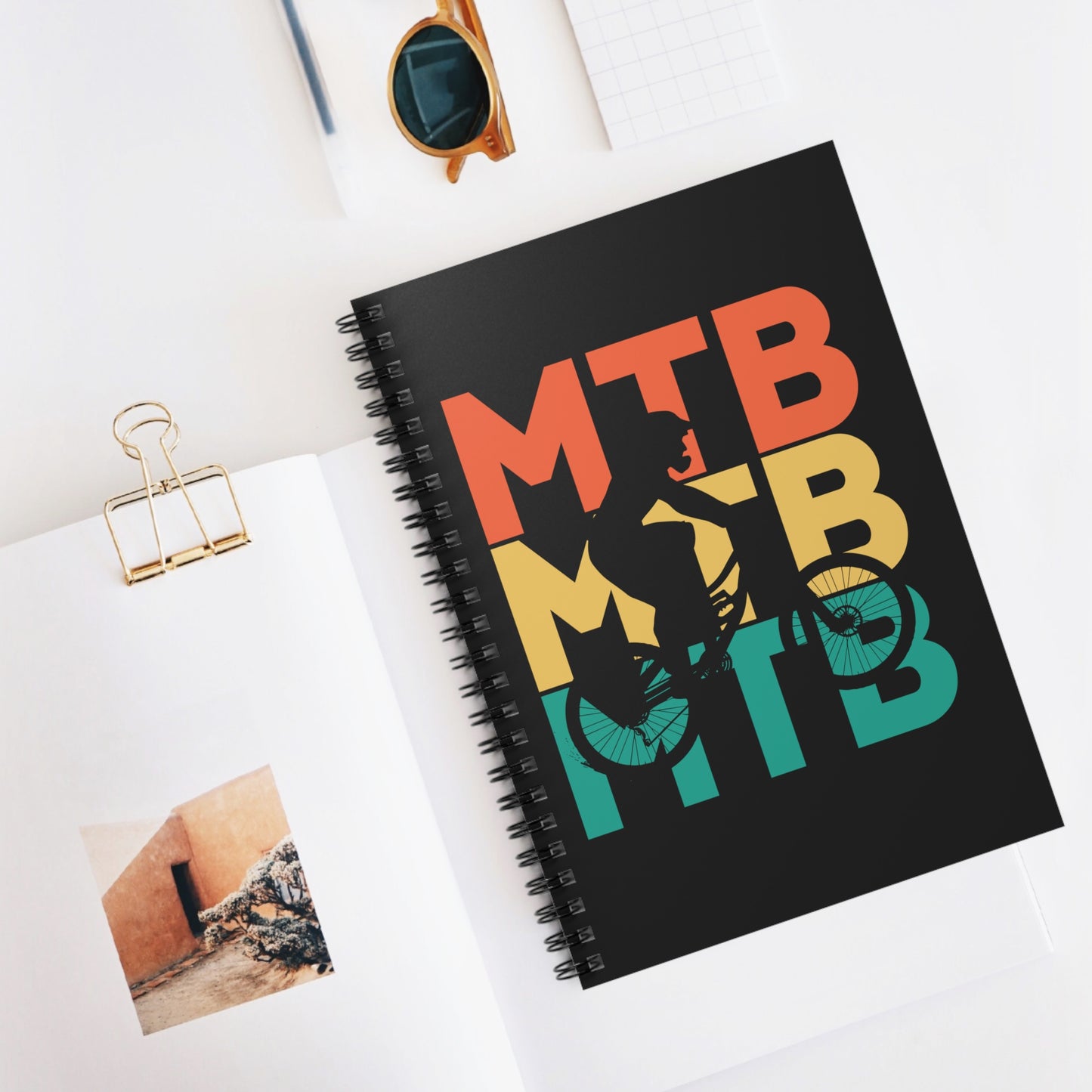 MTB Spiral Notebook - Mountain Bike Writing Journal