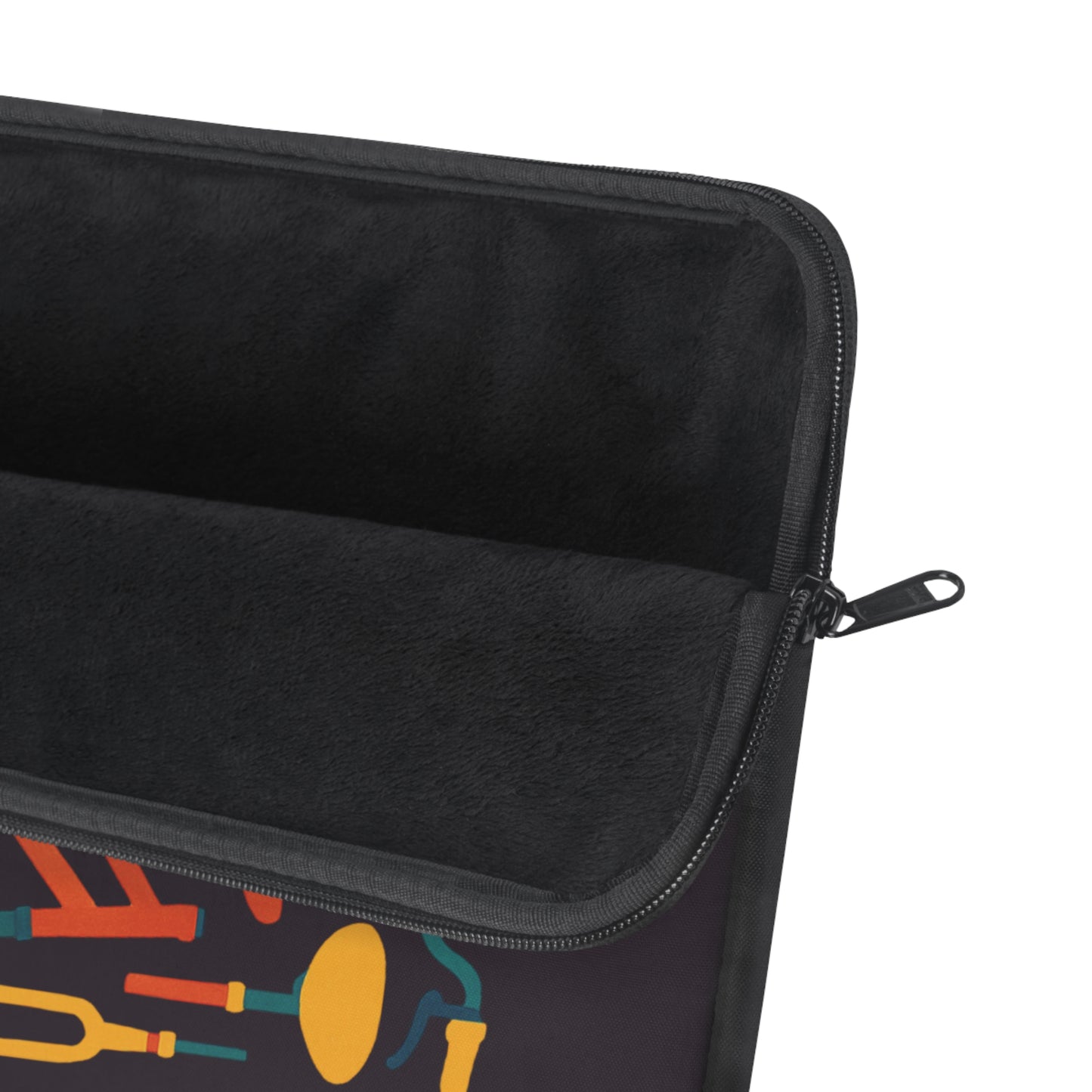 Bike Anatomy - Cycling Laptop Sleeve with Graphic Parts Design