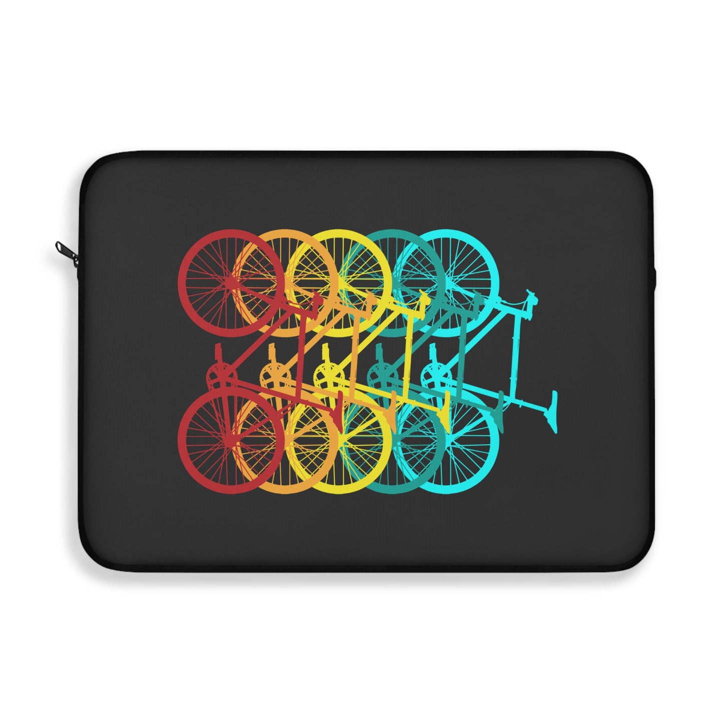 Repeated Motion - Graphic Cycling Laptop Sleeve