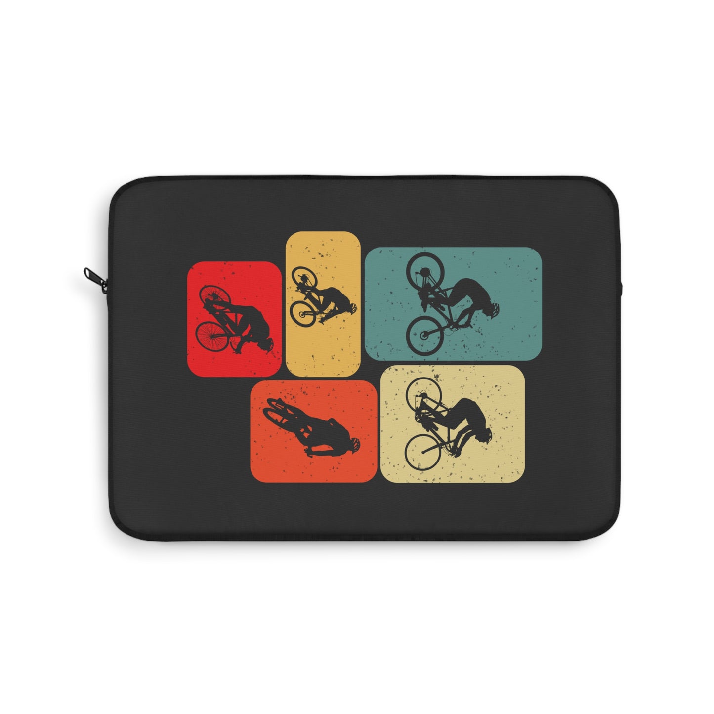 BMX in Motion - Minimal BMX Laptop Sleeve for Street Riders
