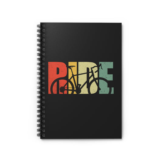 BIKE Spiral Notebook - Cycling Statement Writing Journal