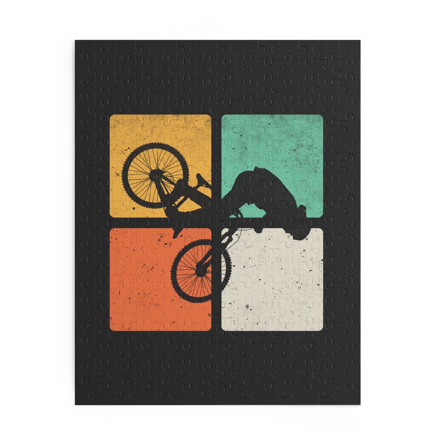 Cyclist Balance Jigsaw Puzzle - Modern Cycling Art Puzzle