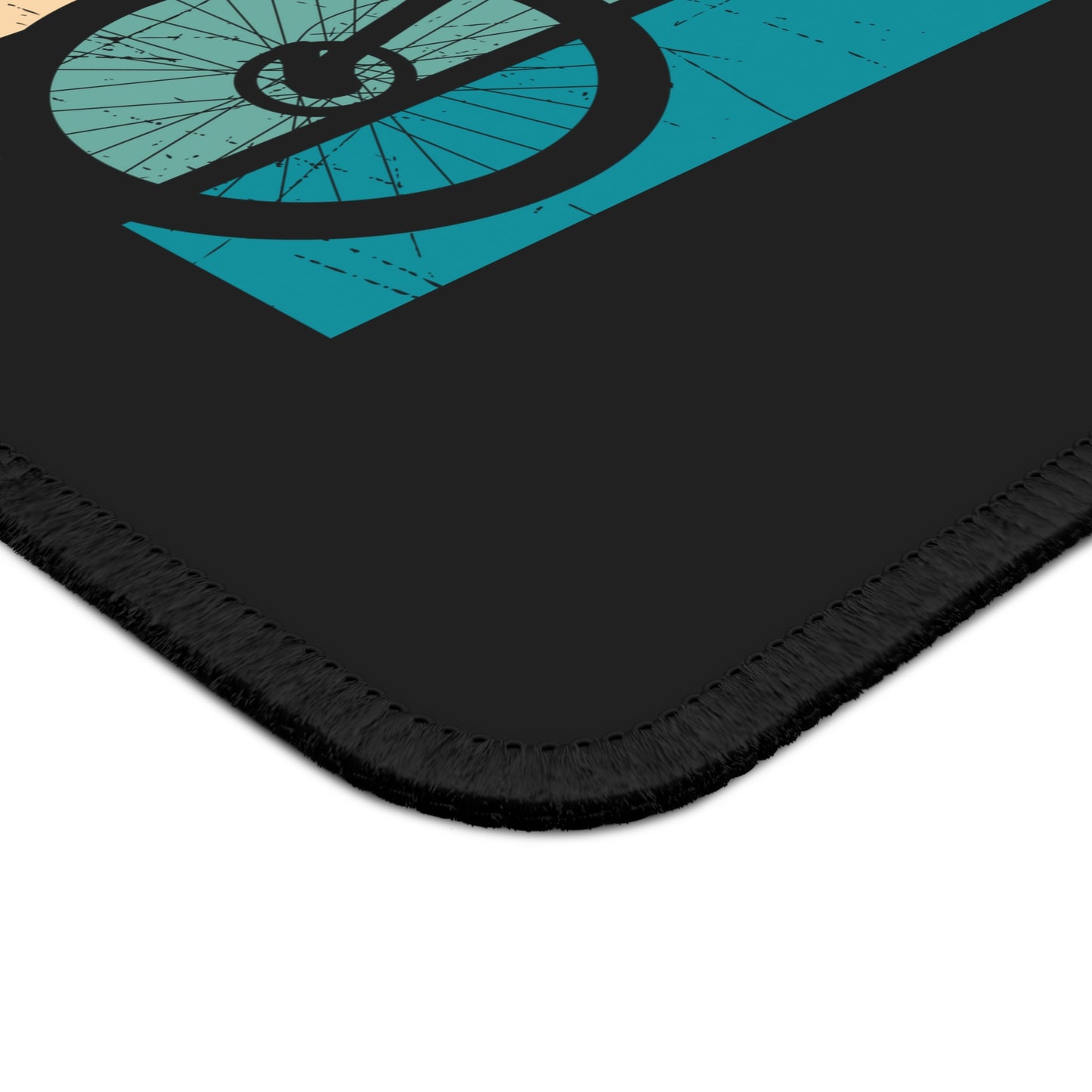 I Am the Engine Cycling Mouse Pad - Retro Bike Desk Decor