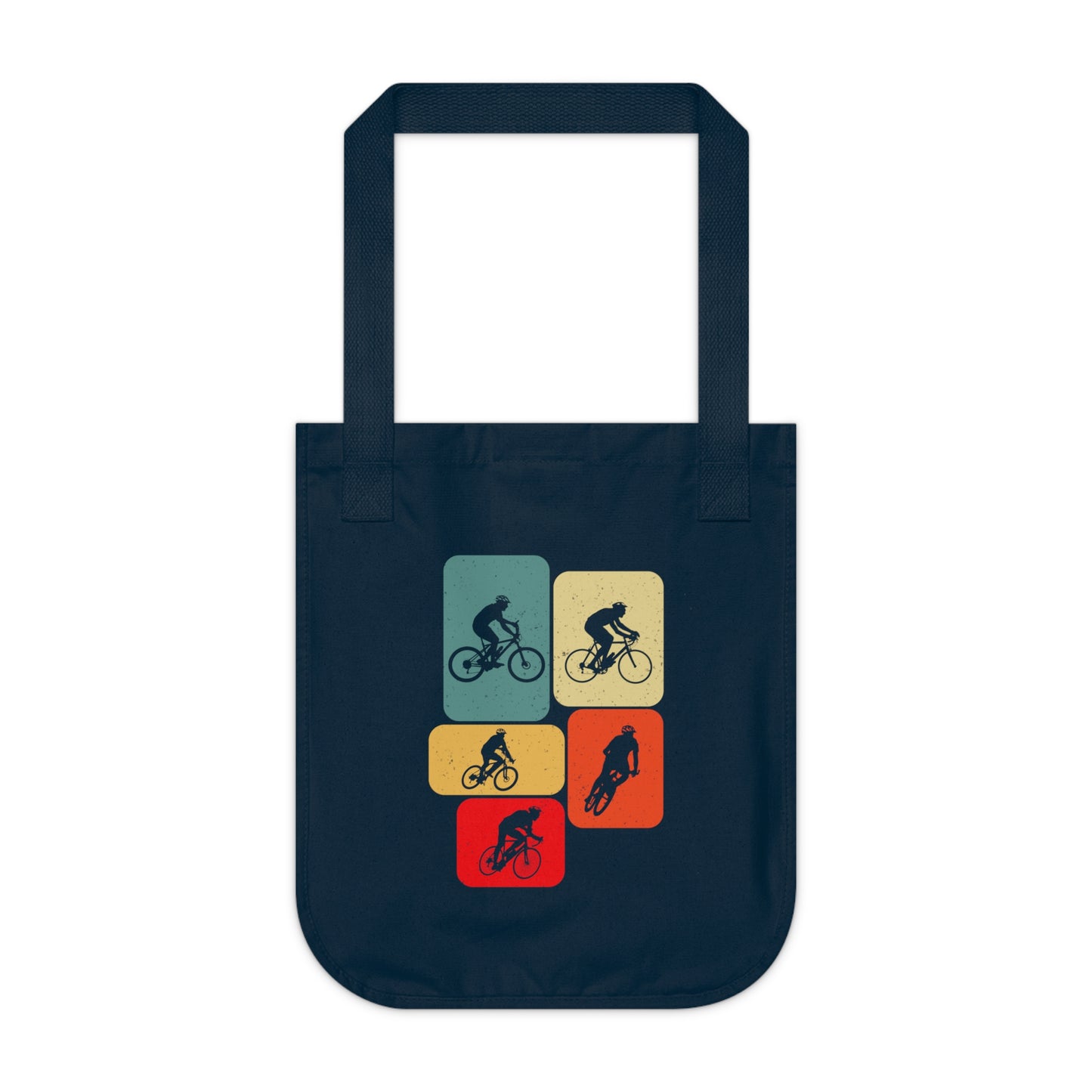 Cycling Lifestyle Tote Bag - Organic Cotton Bike Graphic Bag