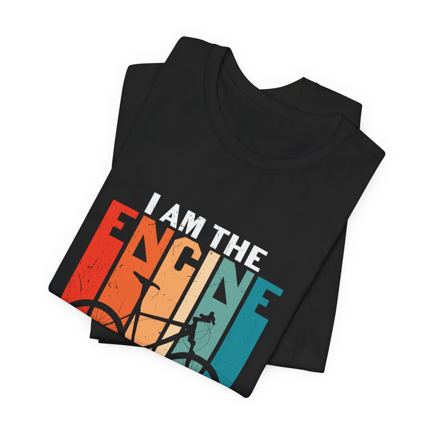 I Am the Engine Cycling T-Shirt - Retro Bike Graphic Tee