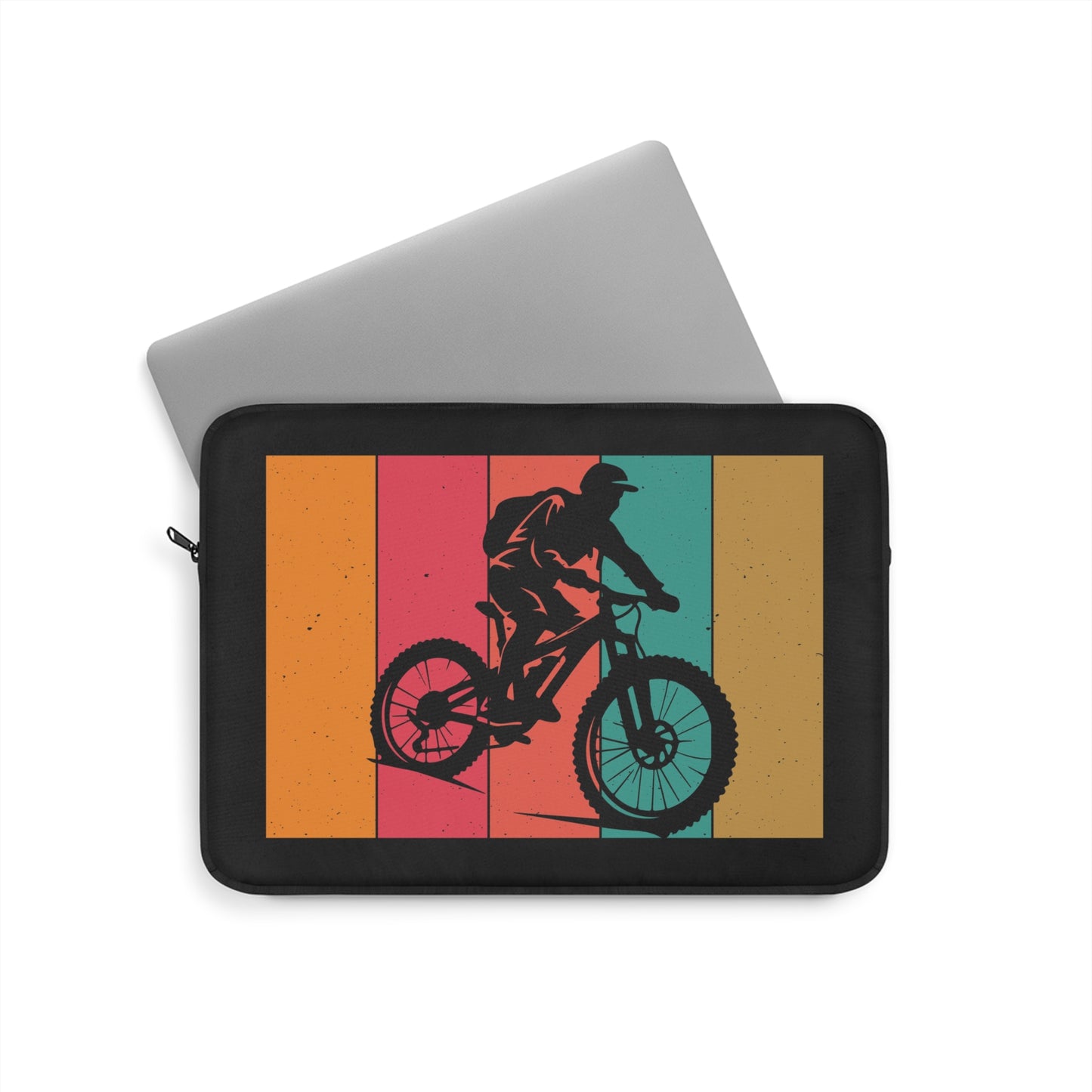 Retro MTB Ride - Mountain Bike Laptop Sleeve
